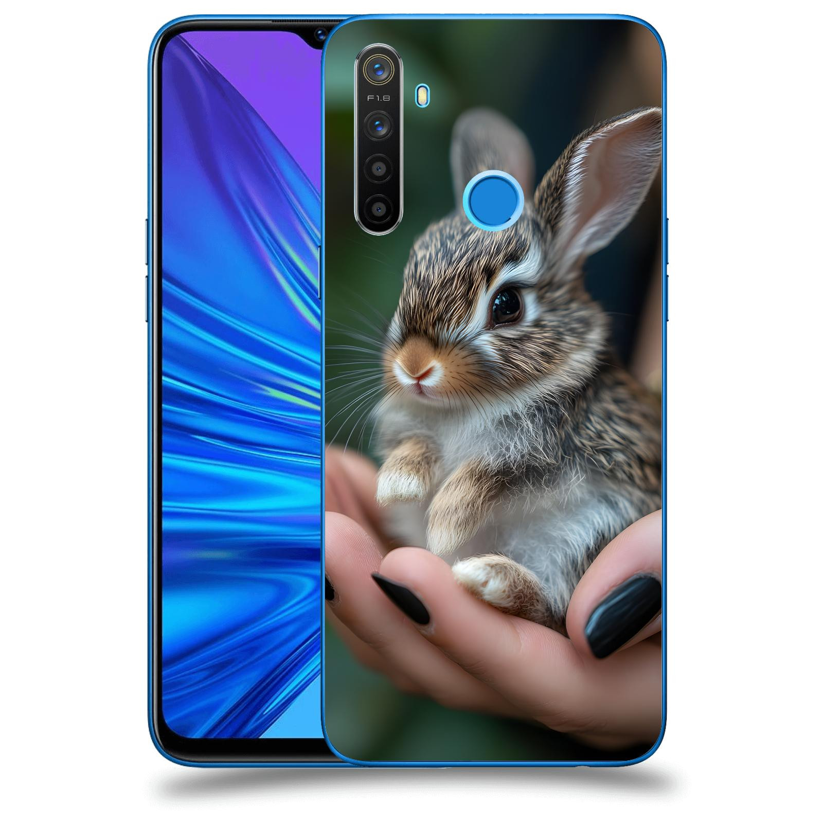 ACOVER Kryt na mobil Realme 5 - Králíček