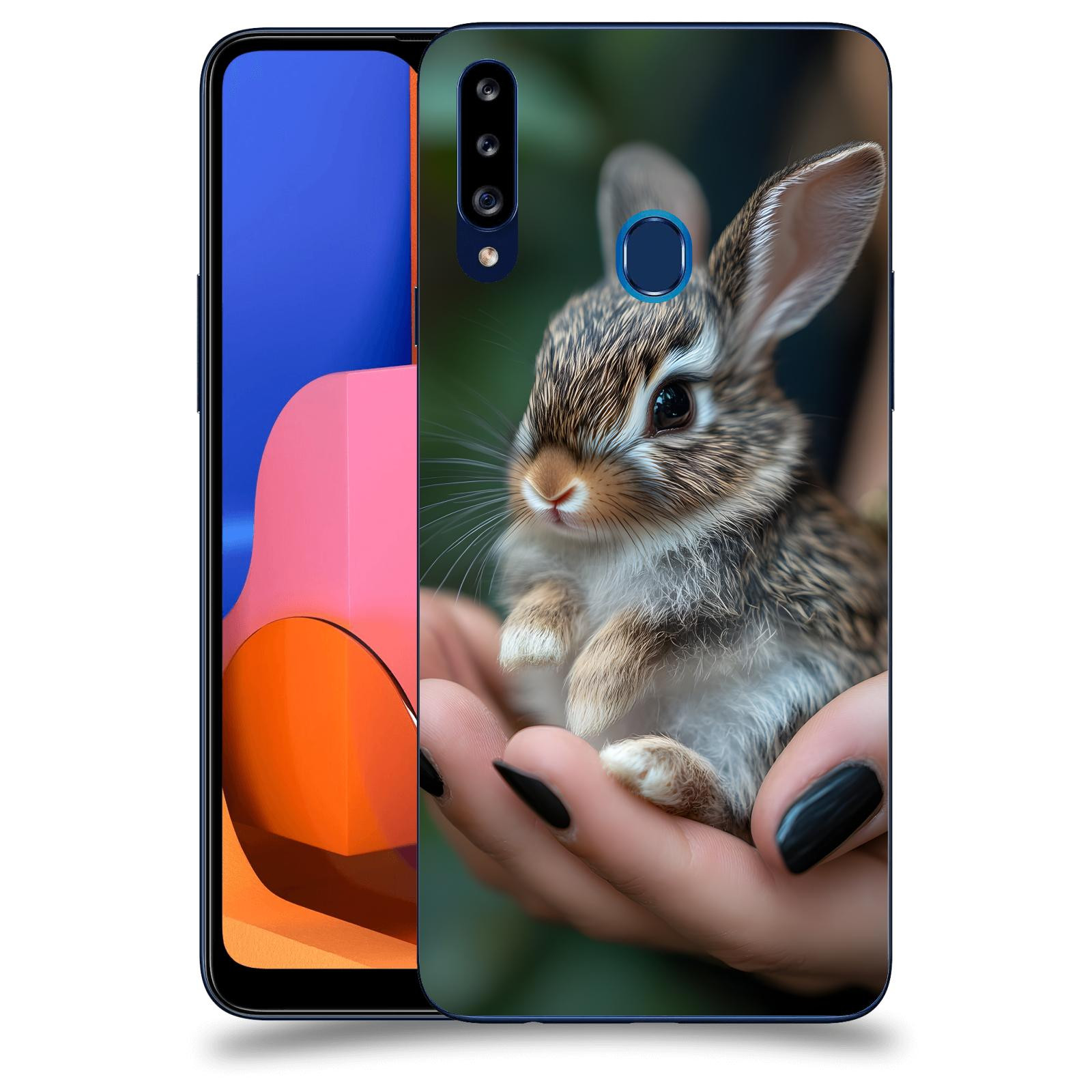 ACOVER Kryt na mobil Samsung Galaxy A20s - Králíček