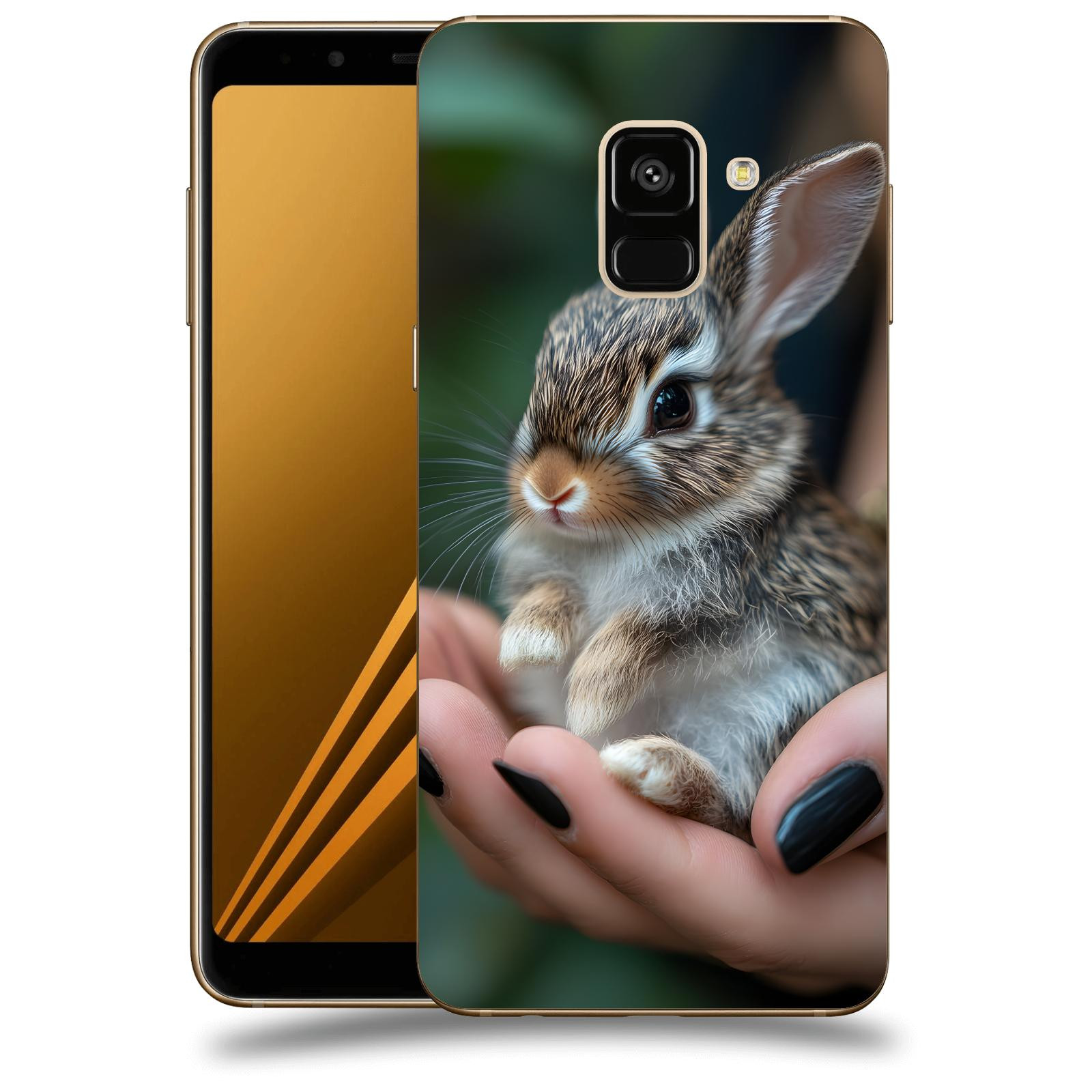 ACOVER Kryt na mobil Samsung Galaxy A8 2018 A530F - Králíček