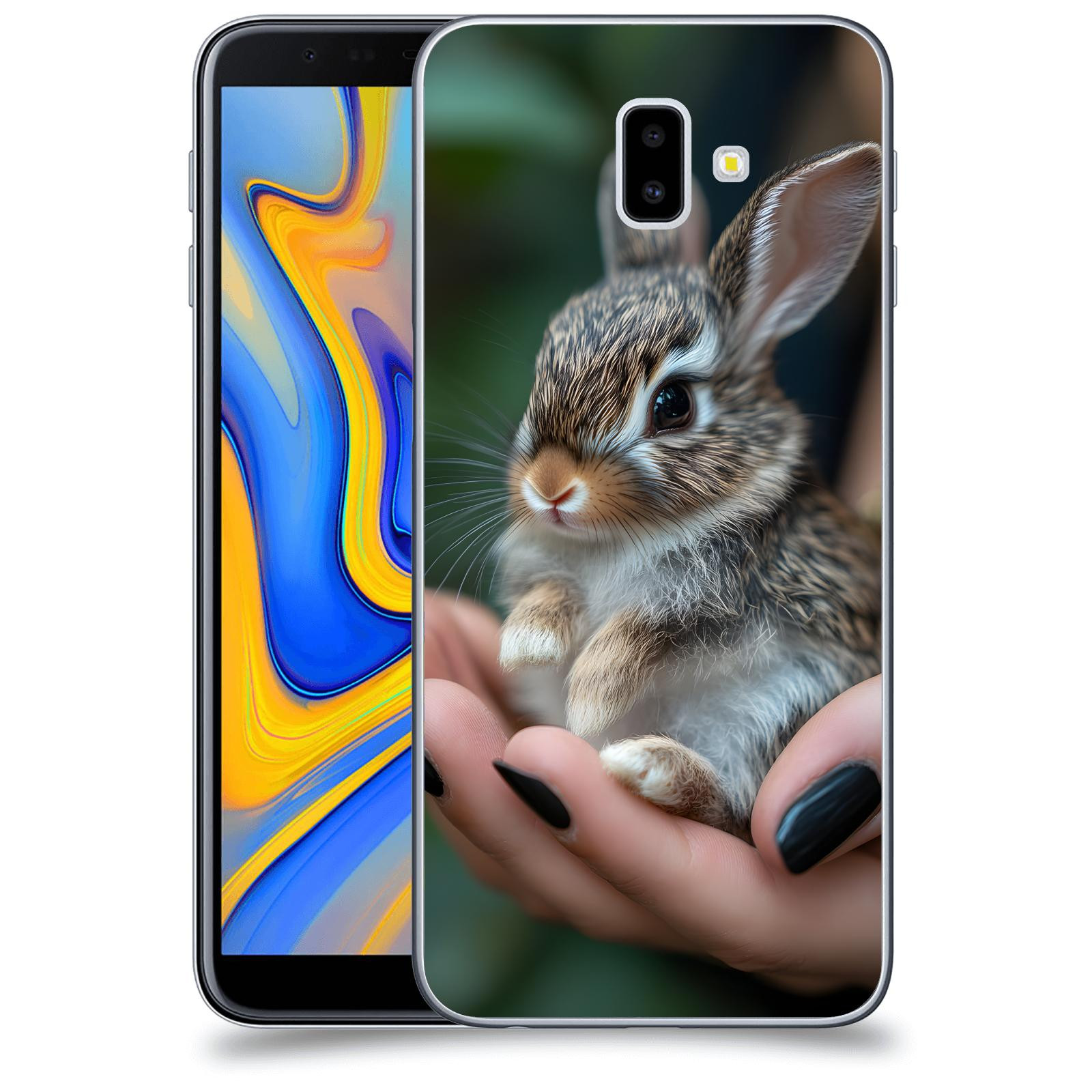 ACOVER Kryt na mobil Samsung Galaxy J6+ J610F - Králíček