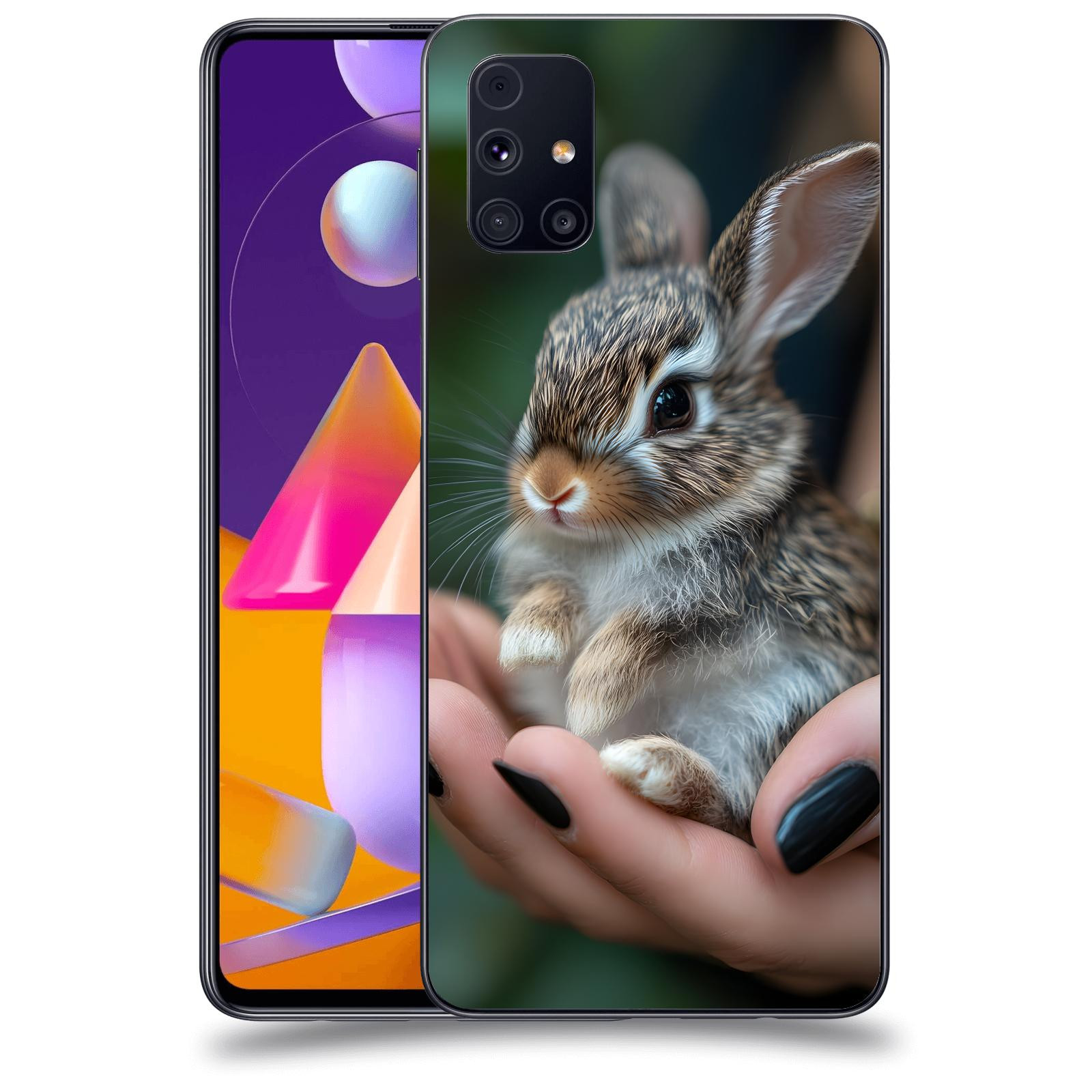 ACOVER Kryt na mobil Samsung Galaxy M31s - Králíček