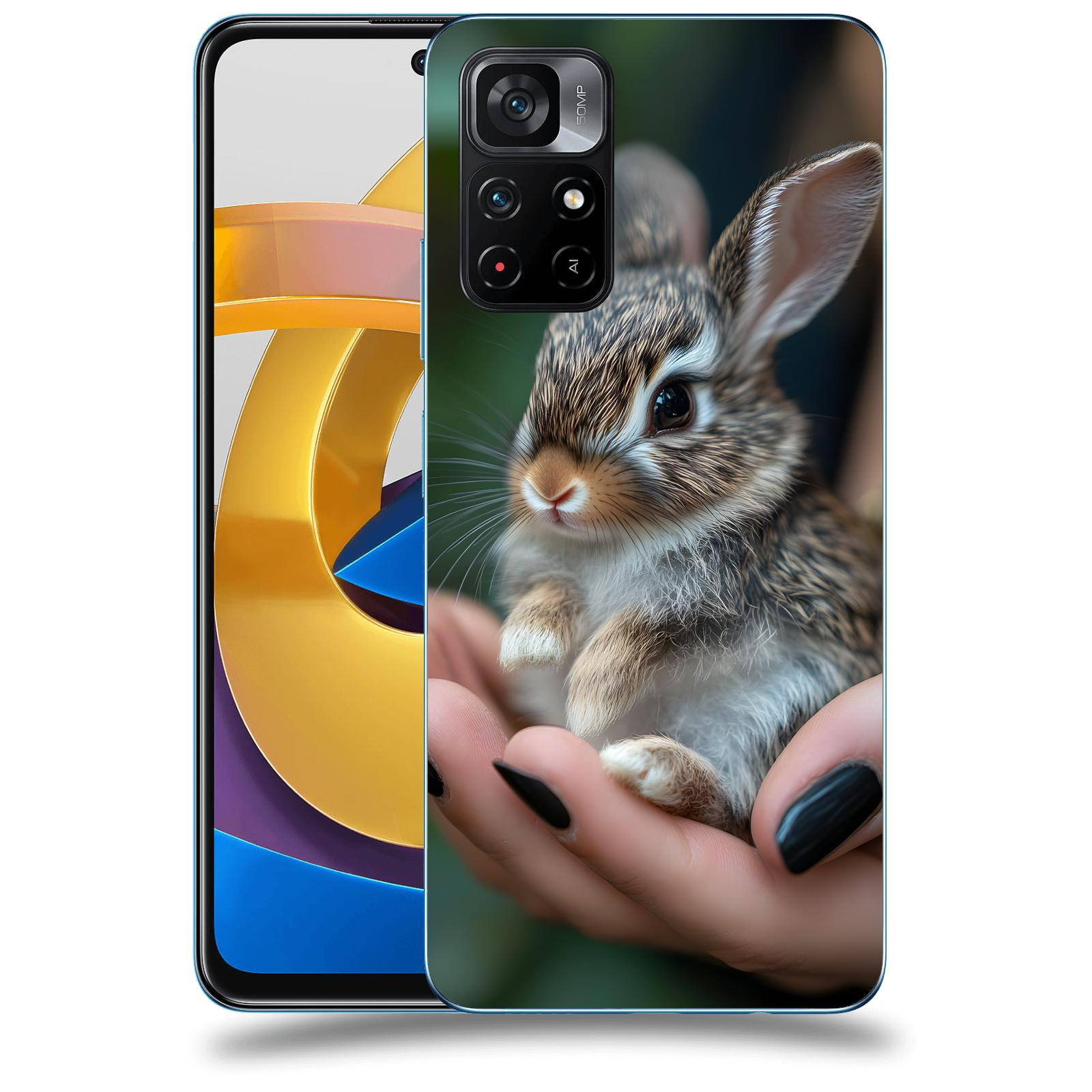 ACOVER Kryt na mobil Xiaomi Poco M4 Pro - Králíček