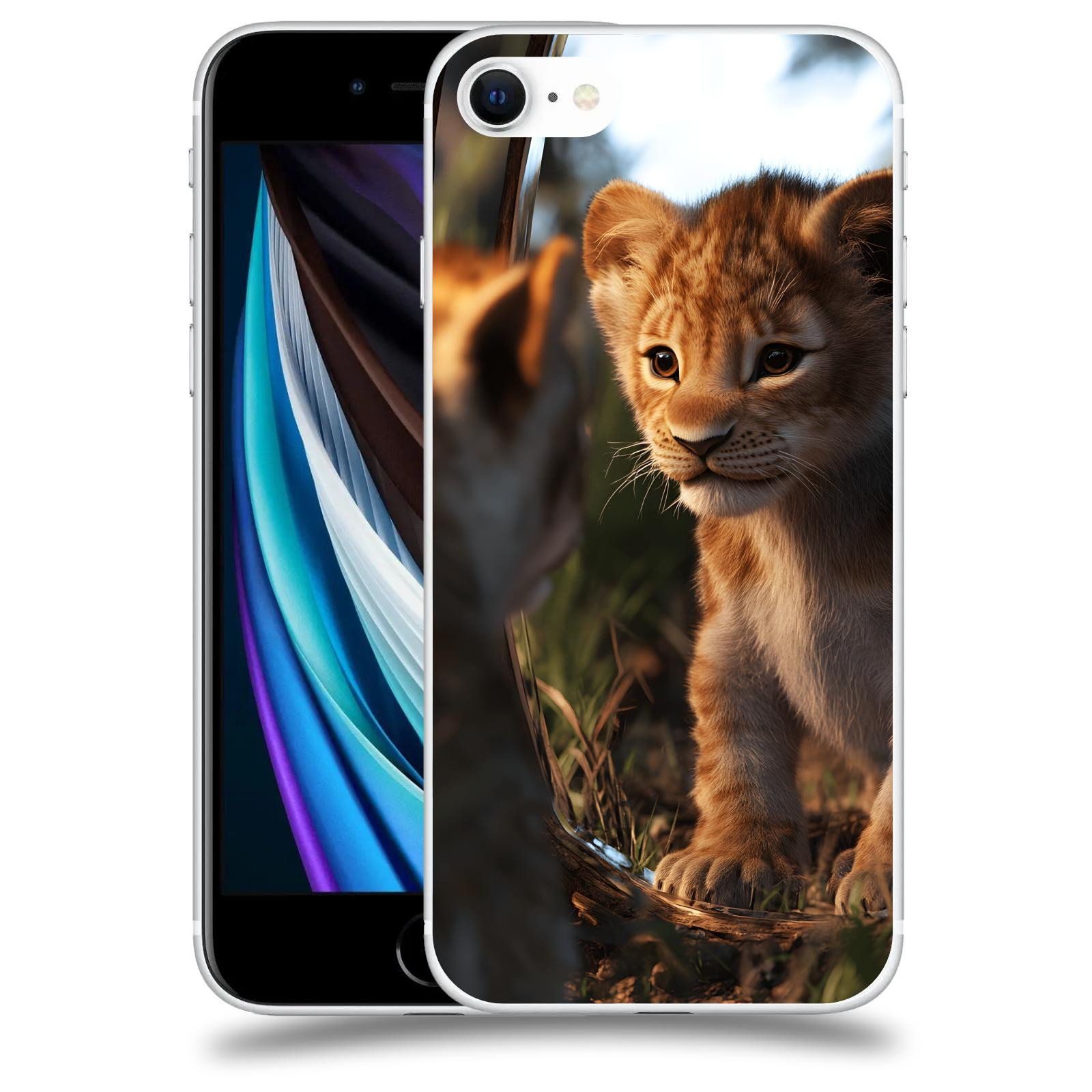 ACOVER Kryt na mobil Apple iPhone SE 2020 - Lvíče