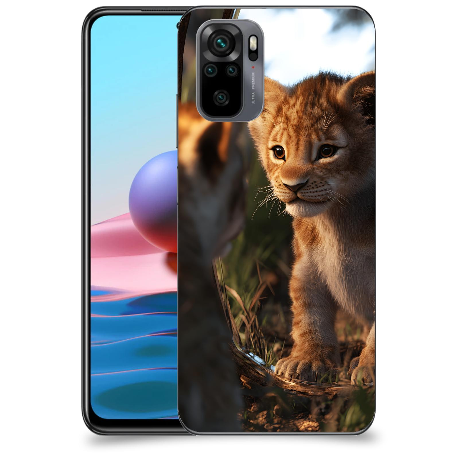 ACOVER Kryt na mobil Xiaomi Redmi Note 10 - Lvíče