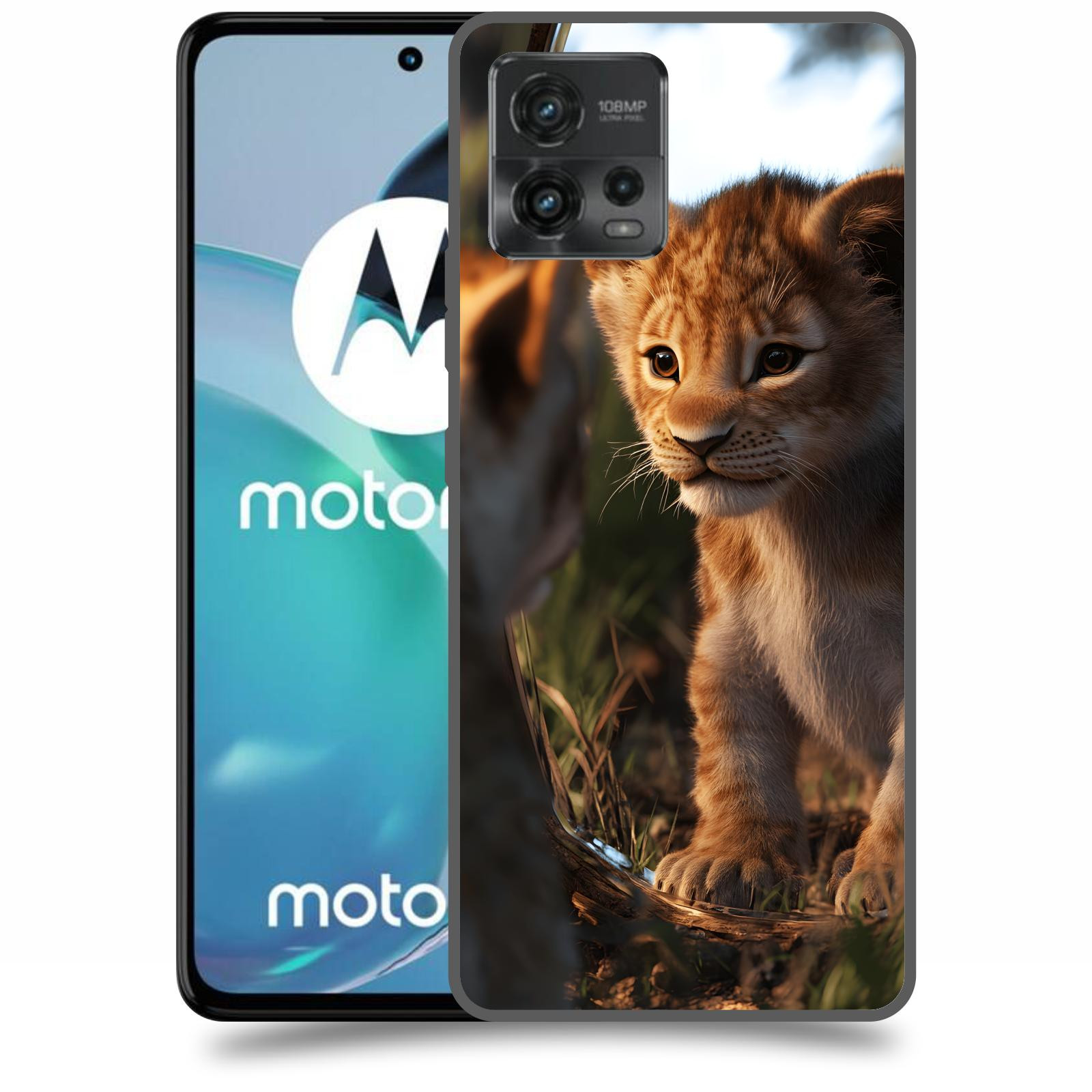 ACOVER Kryt na mobil Motorola Moto G72 - Lvíče