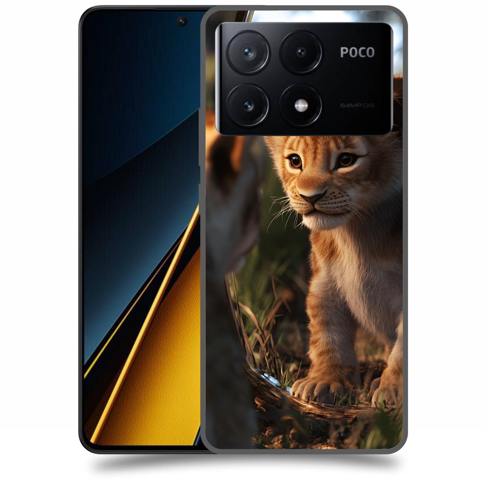 ACOVER Kryt na mobil Poco X6 Pro 5G - Lvíče