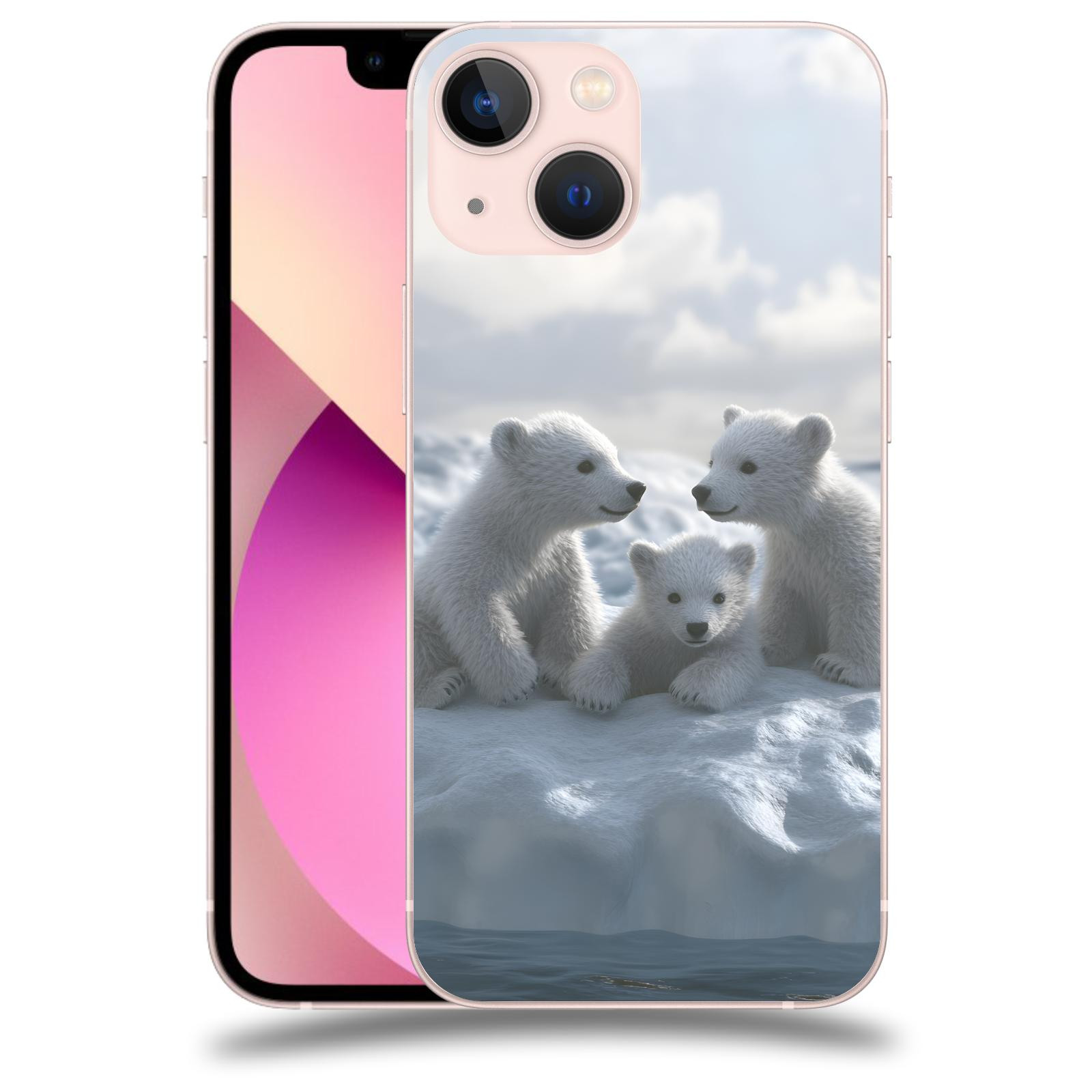 ACOVER Kryt na mobil Apple iPhone 13 mini - Medvíďata