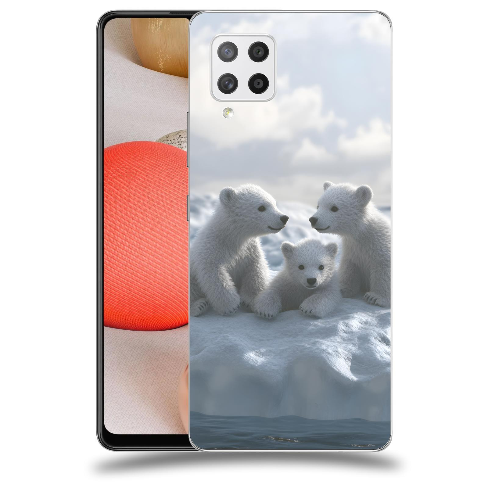 ACOVER Kryt na mobil Samsung Galaxy A42 A426B - Medvíďata