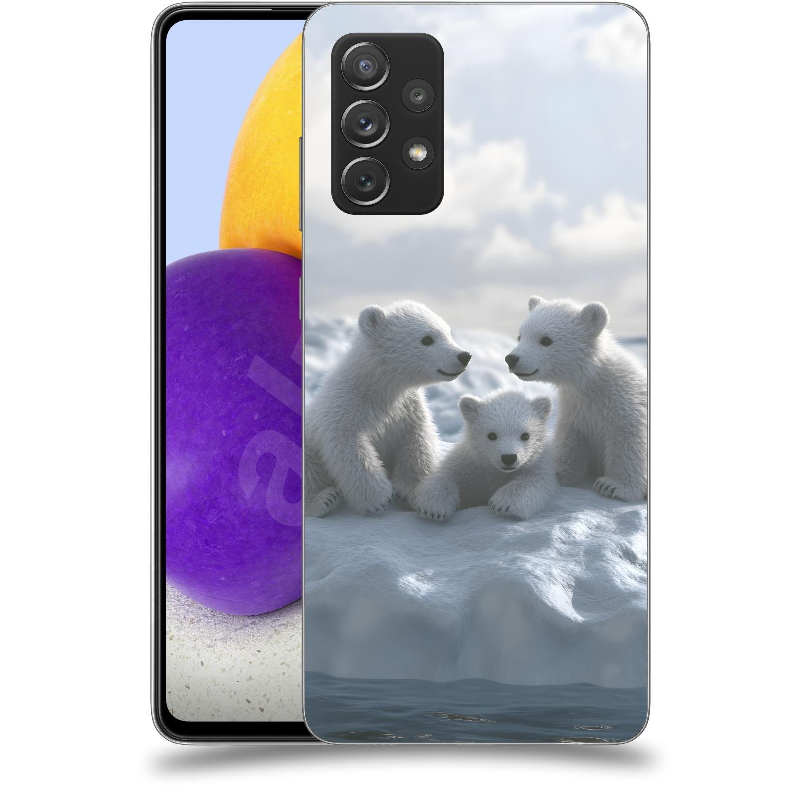 ACOVER Kryt na mobil Samsung Galaxy A72 A725F - Medvíďata