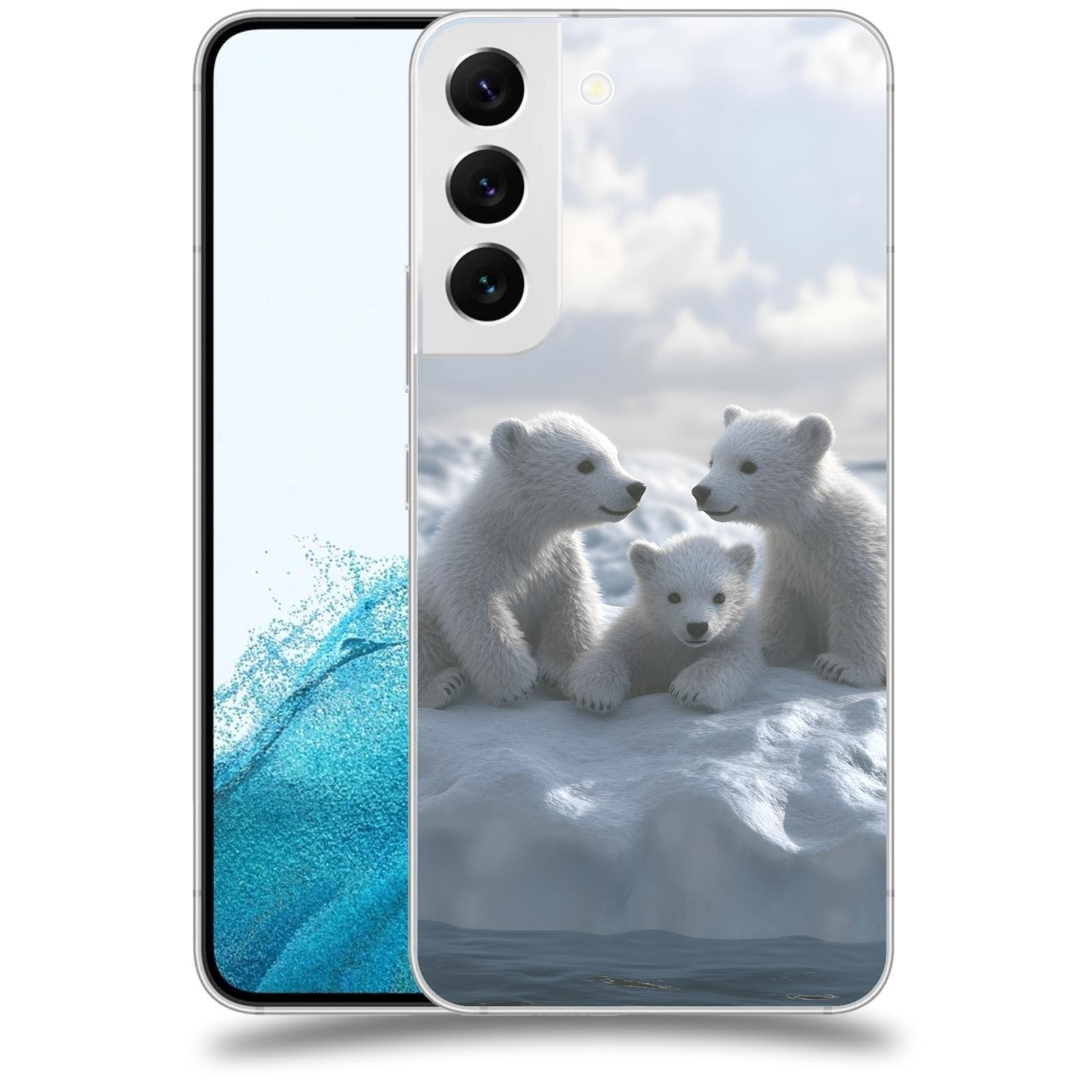 ACOVER Kryt na mobil Samsung Galaxy S22 5G - Medvíďata