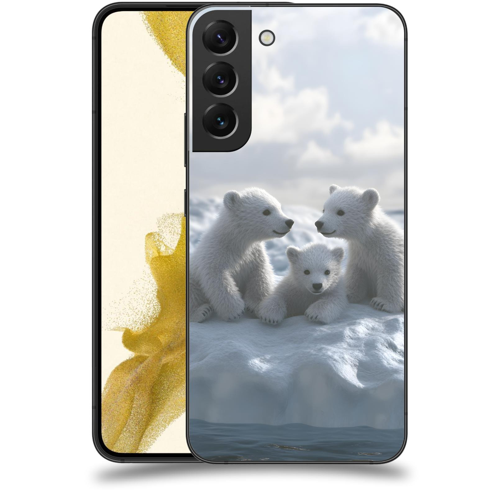 ACOVER Kryt na mobil Samsung Galaxy S22+ 5G - Medvíďata