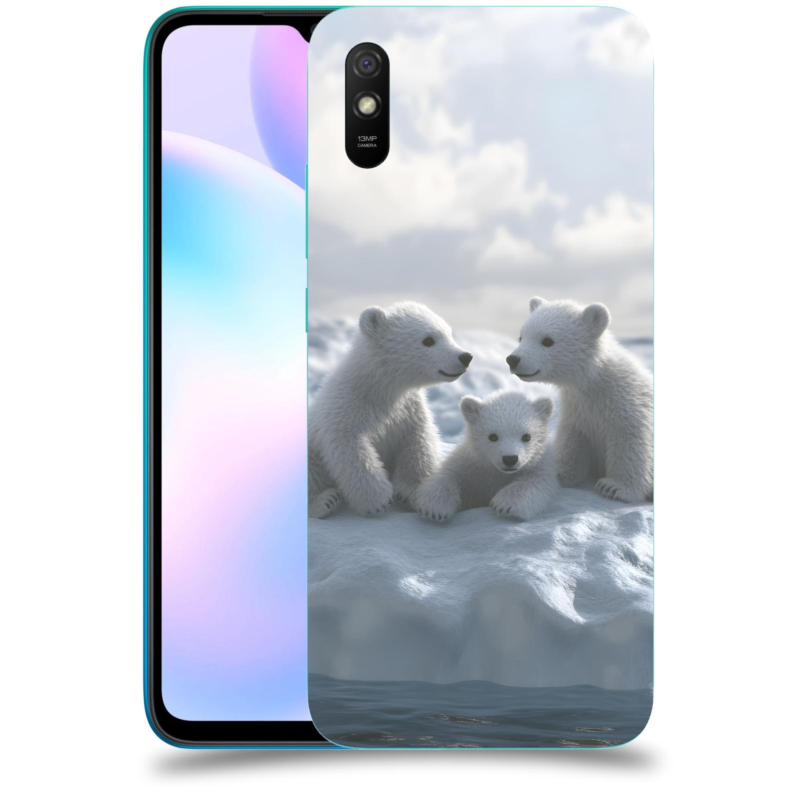 ACOVER Kryt na mobil Xiaomi Redmi 9AT - Medvíďata