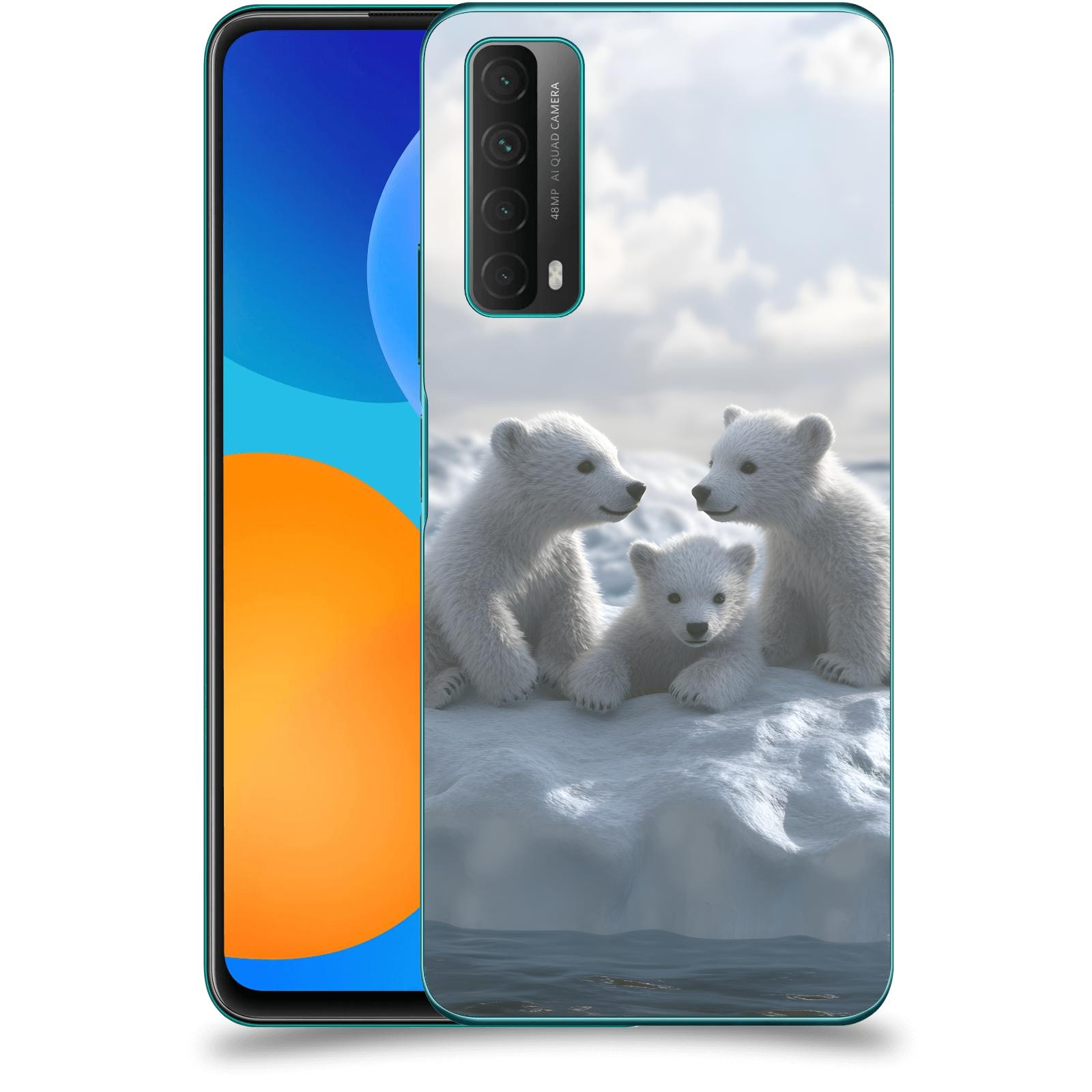 ACOVER Kryt na mobil Huawei P Smart 2021 - Medvíďata