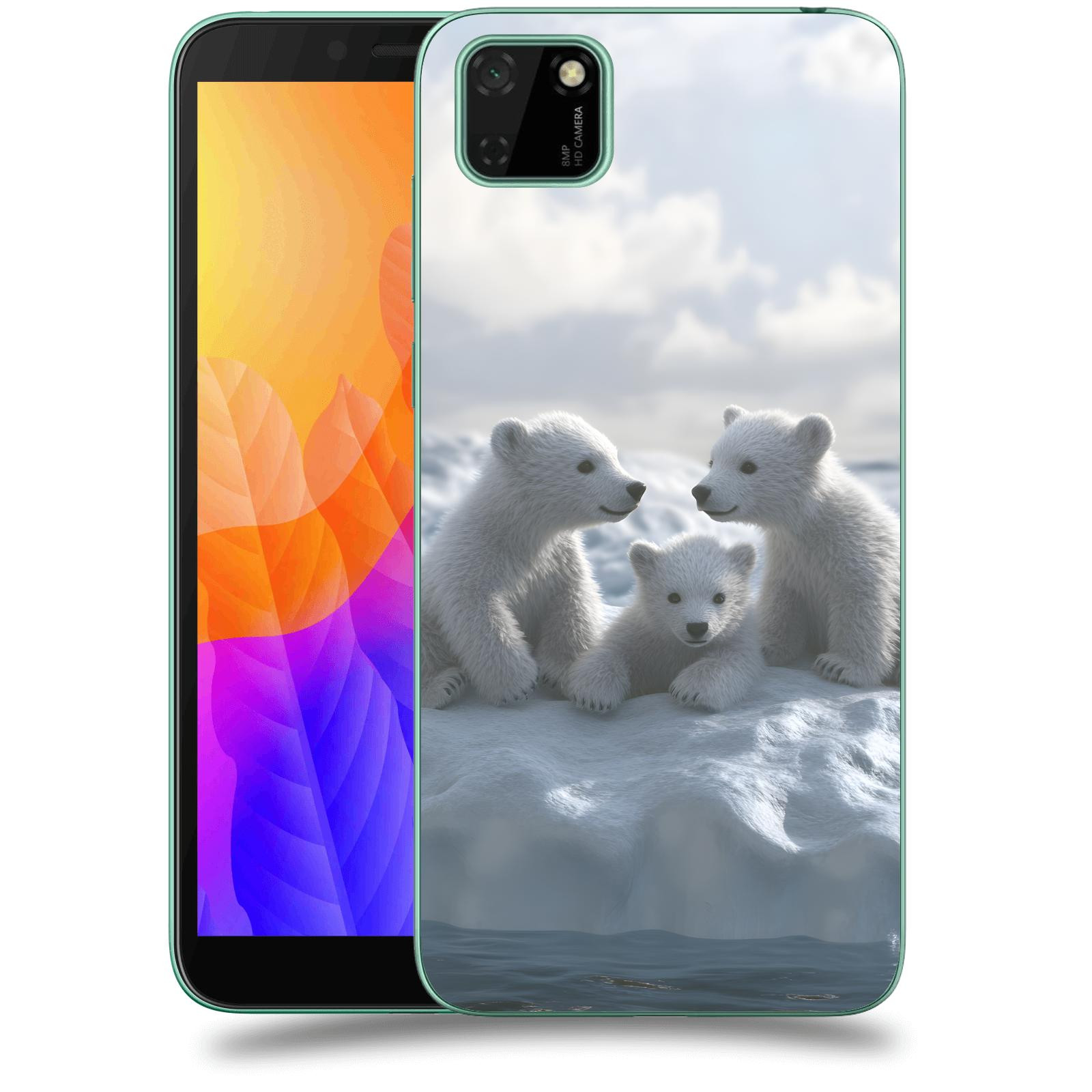 ACOVER Kryt na mobil Huawei Y5P - Medvíďata