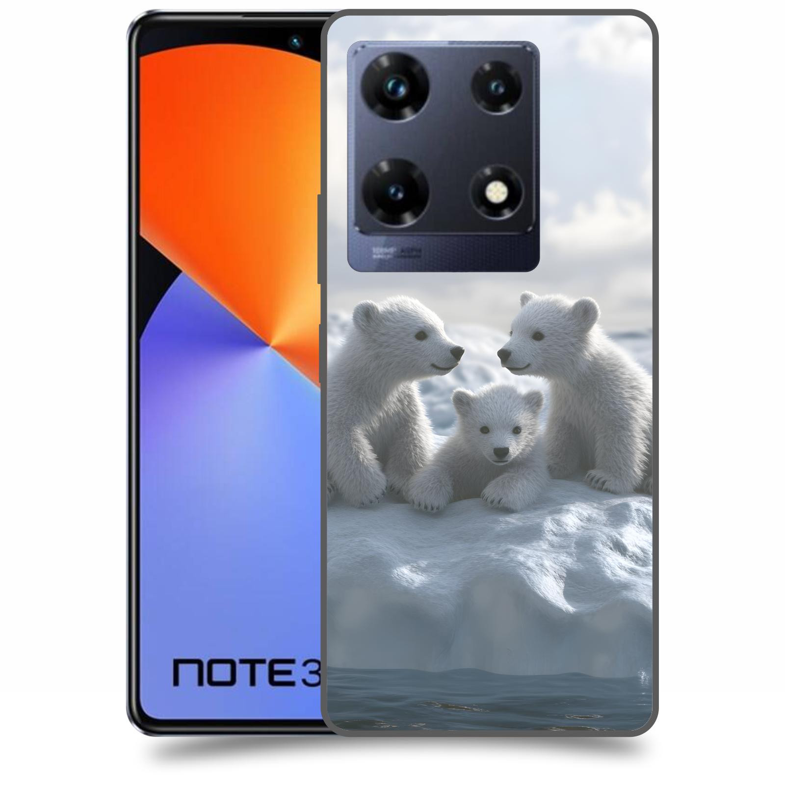 ACOVER Kryt na mobil Infinix Note 30 PRO - Medvíďata