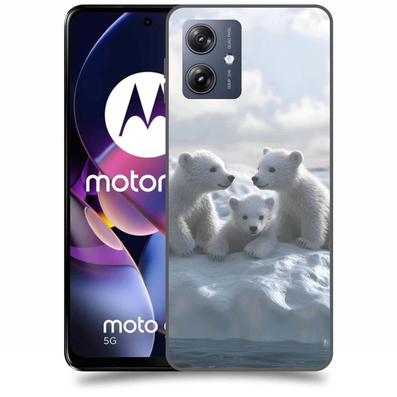 ACOVER Kryt na mobil Motorola Moto G54 5G - Medvíďata