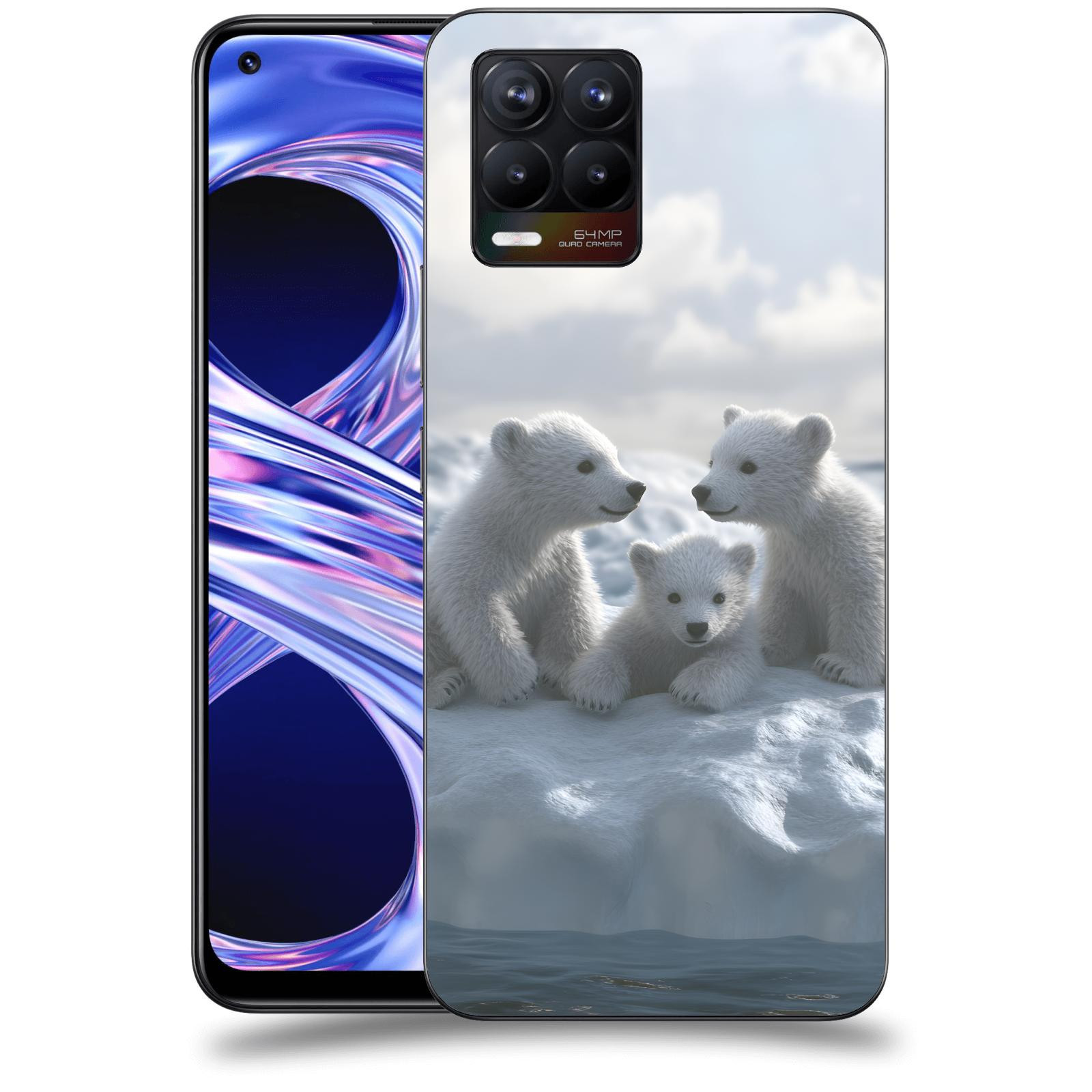 ACOVER Kryt na mobil Realme 8 - Medvíďata