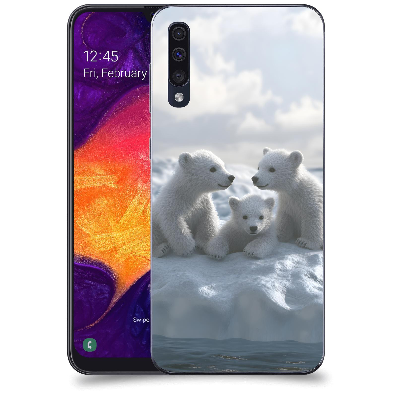 ACOVER Kryt na mobil Samsung Galaxy A50 A505F - Medvíďata