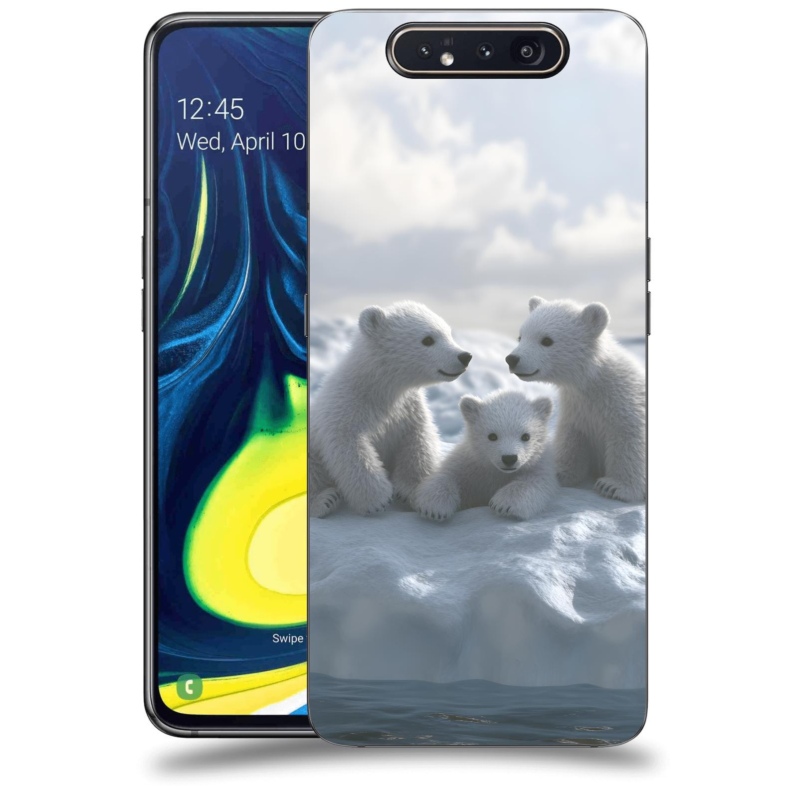 ACOVER Kryt na mobil Samsung Galaxy A80 A805F - Medvíďata