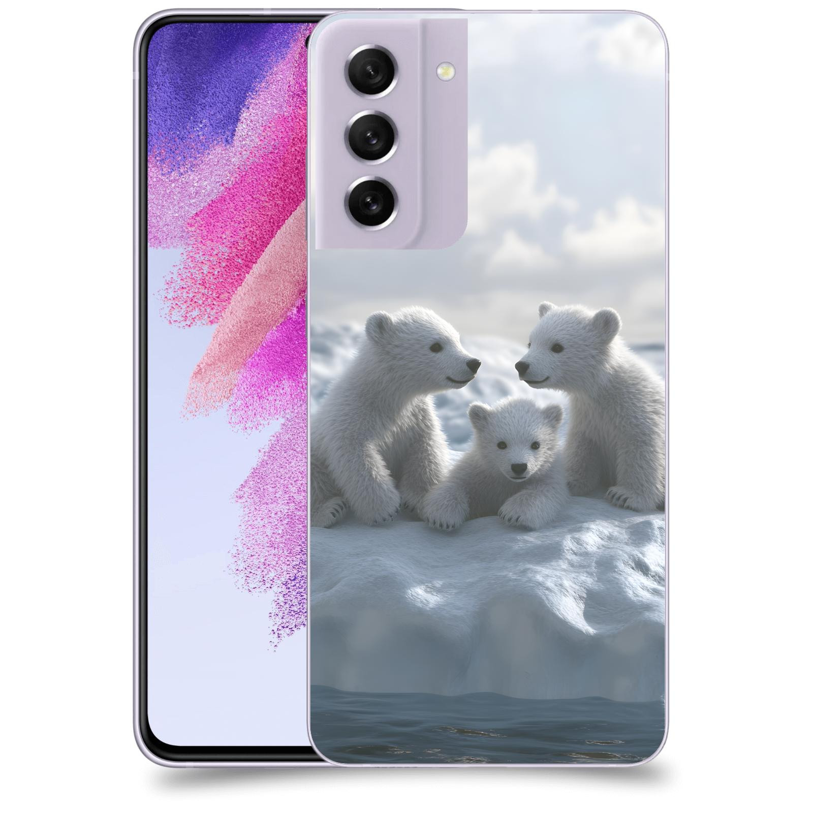 ACOVER Kryt na mobil Samsung Galaxy S21 FE 5G - Medvíďata