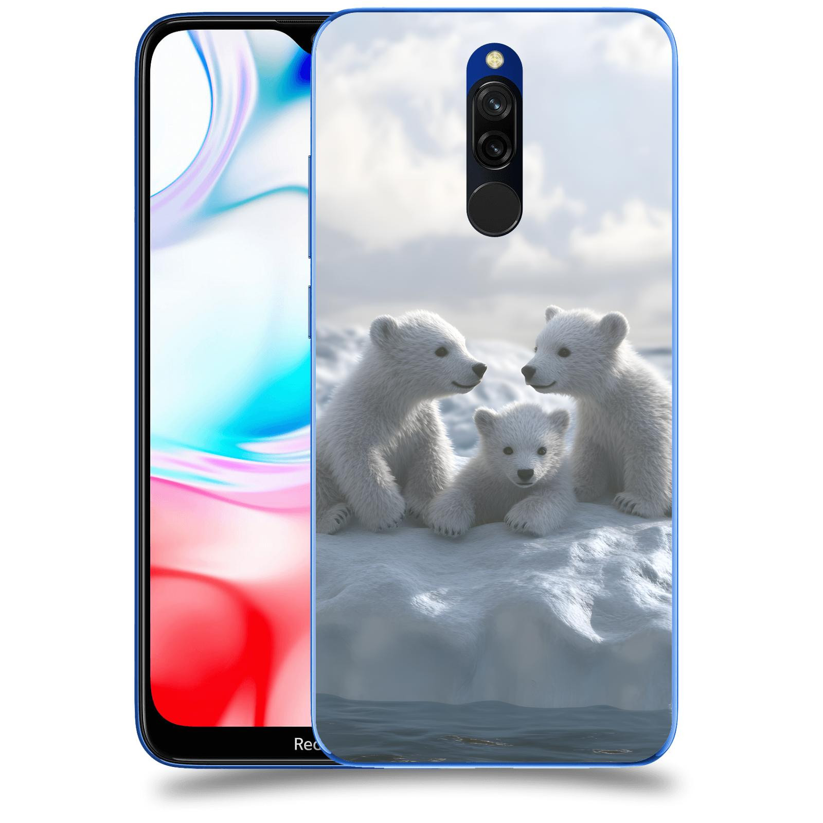 ACOVER Kryt na mobil Xiaomi Redmi 8 - Medvíďata