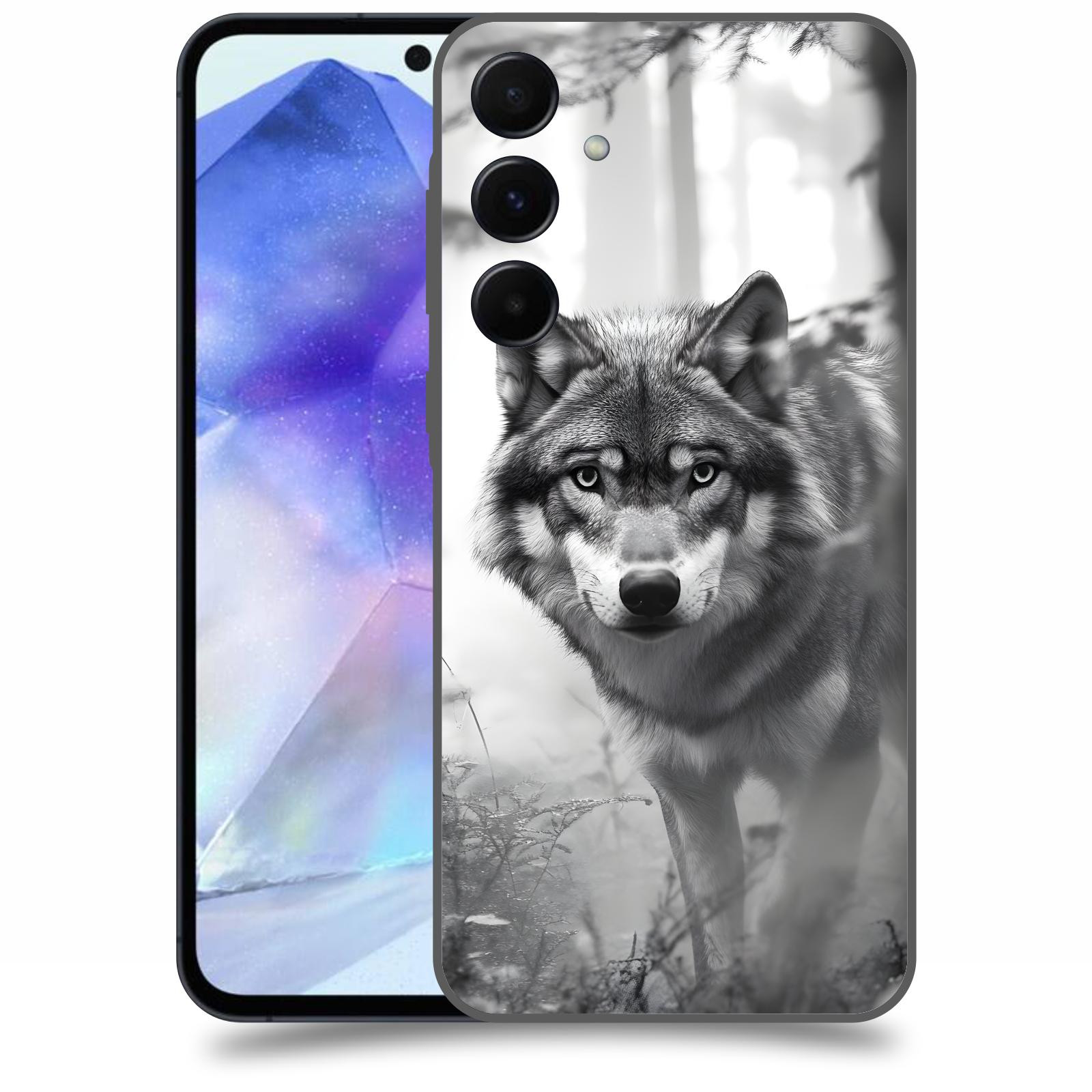 ACOVER Kryt na mobil Samsung Galaxy A55 5G - Vlk