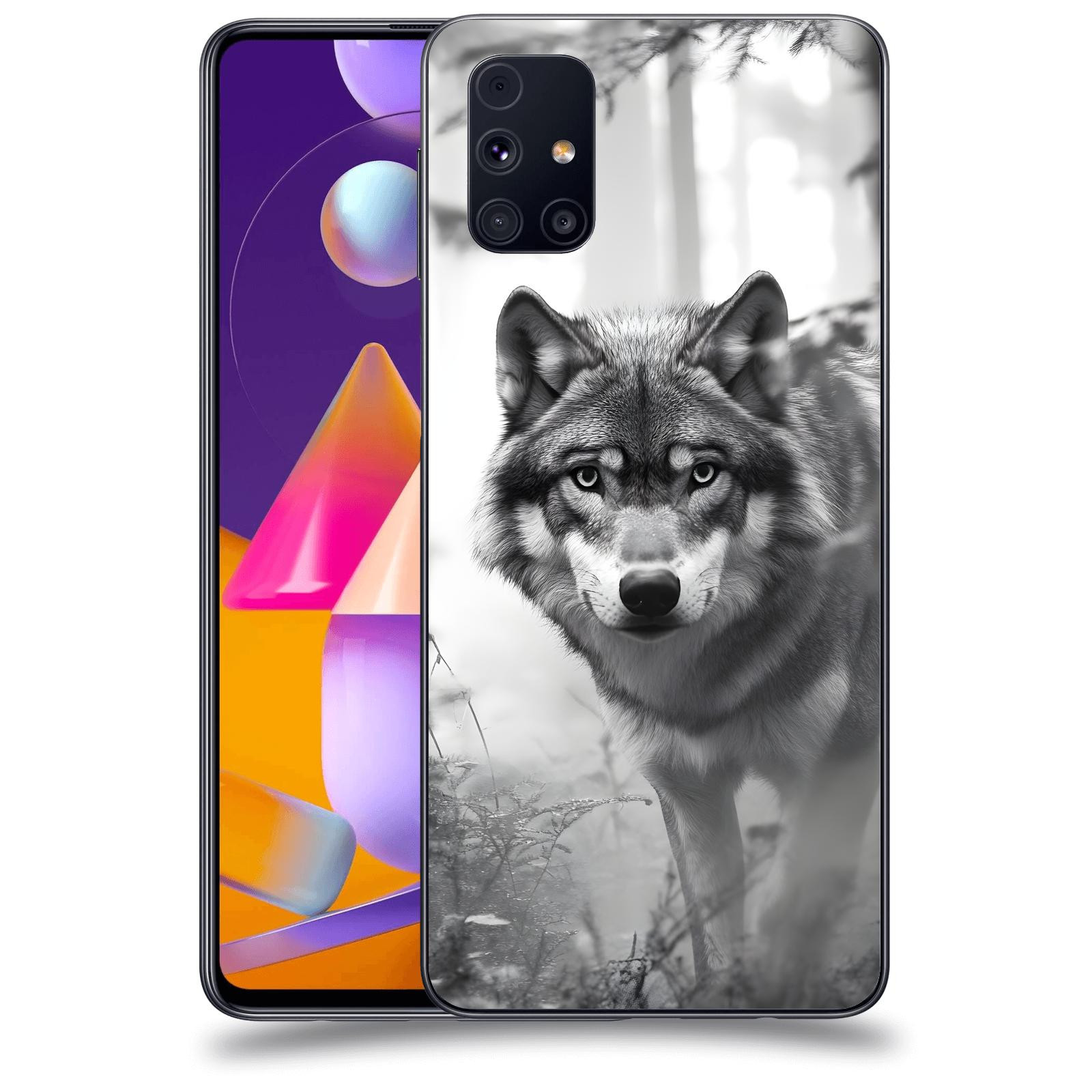 ACOVER Kryt na mobil Samsung Galaxy M31s - Vlk