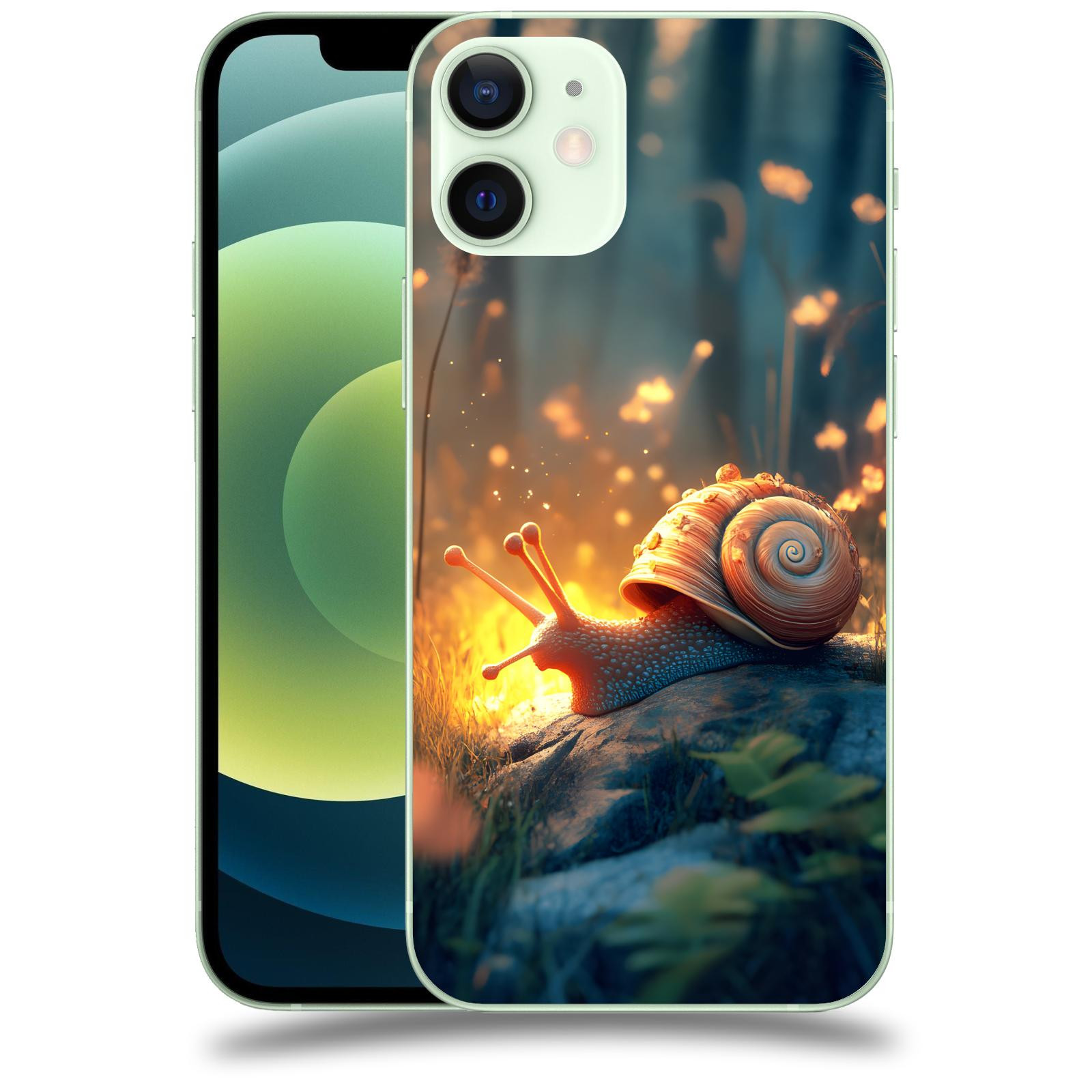 ACOVER Kryt na mobil Apple iPhone 12 mini - Šnek