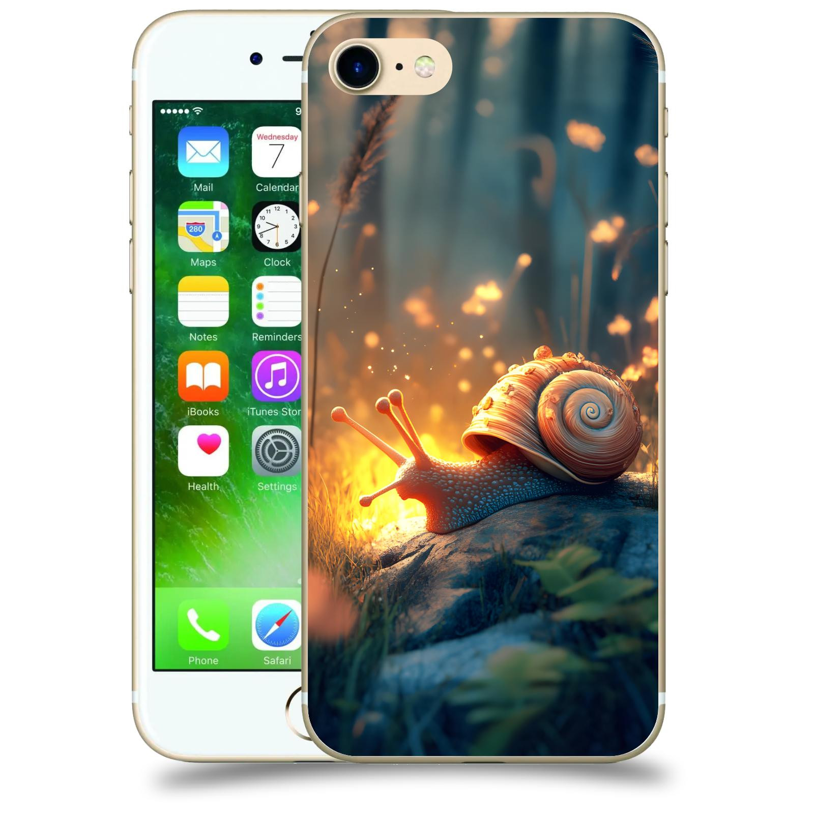 ACOVER Kryt na mobil Apple iPhone 7 - Šnek