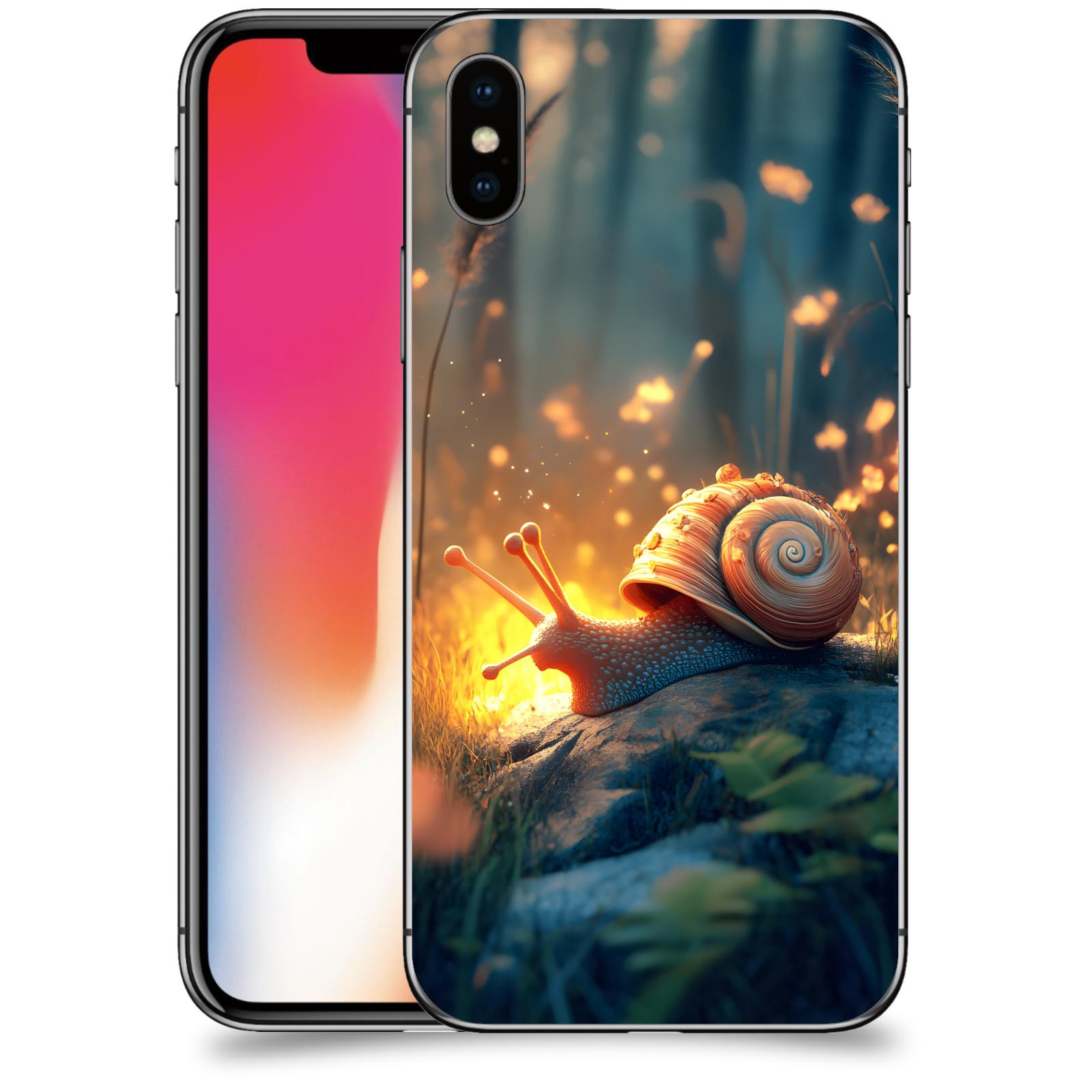 ACOVER Kryt na mobil Apple iPhone X/XS - Šnek