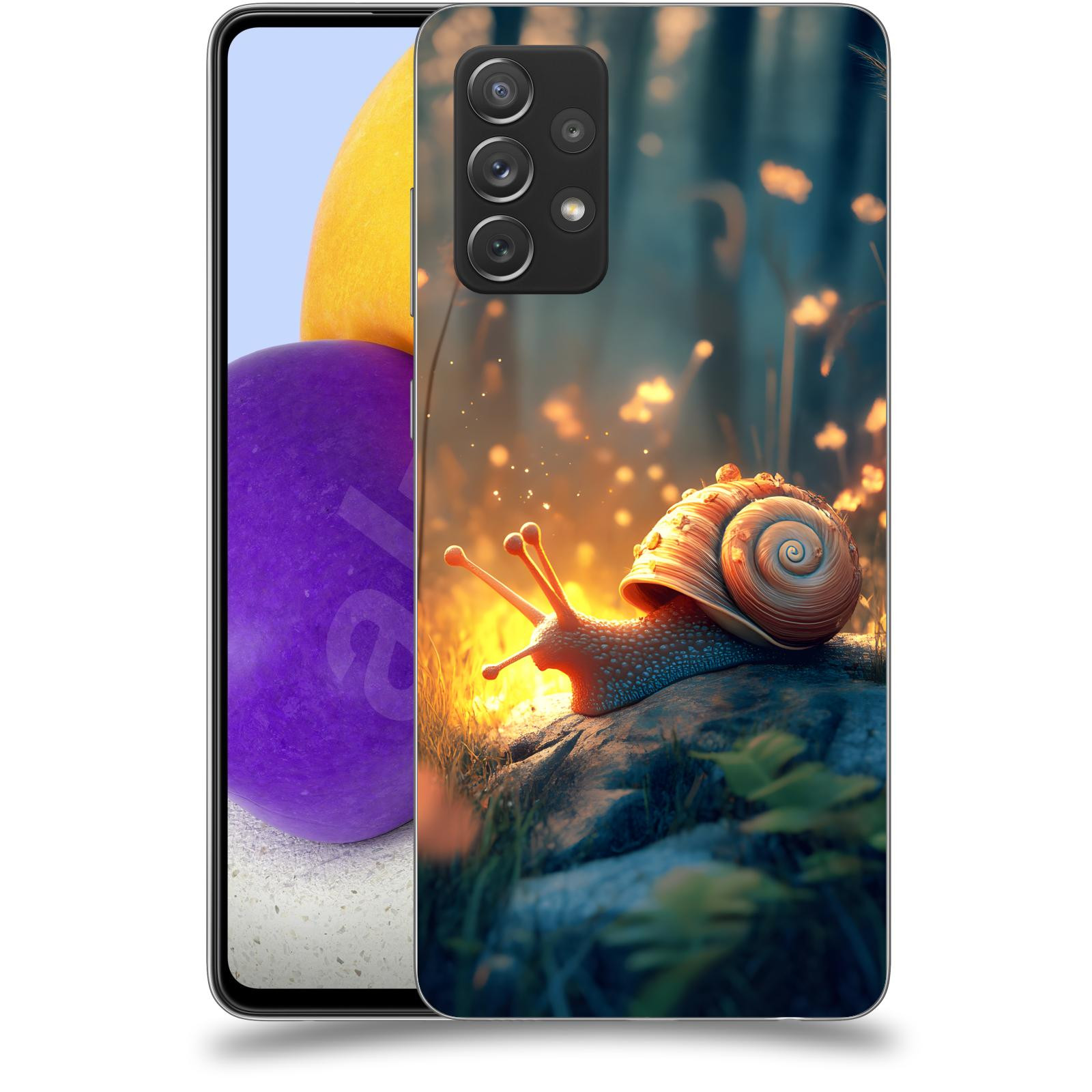 ACOVER Kryt na mobil Samsung Galaxy A72 A725F - Šnek