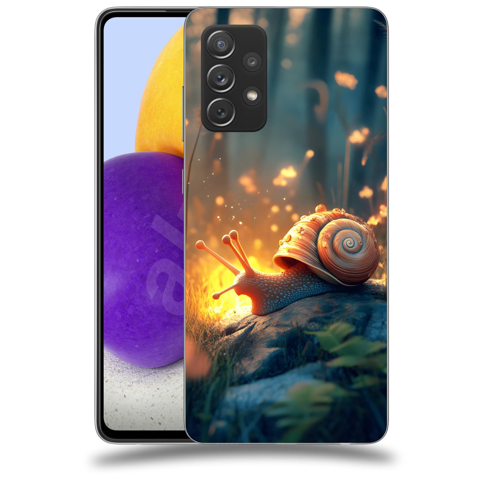 ACOVER Kryt na mobil Samsung Galaxy A73 5G - Šnek