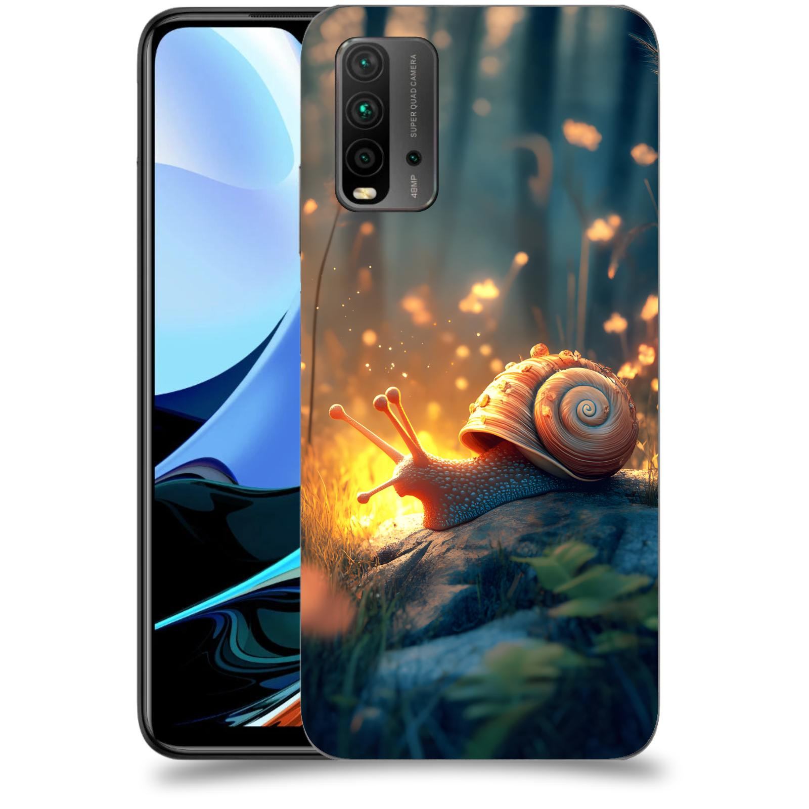 ACOVER Kryt na mobil Xiaomi Redmi 9T - Šnek
