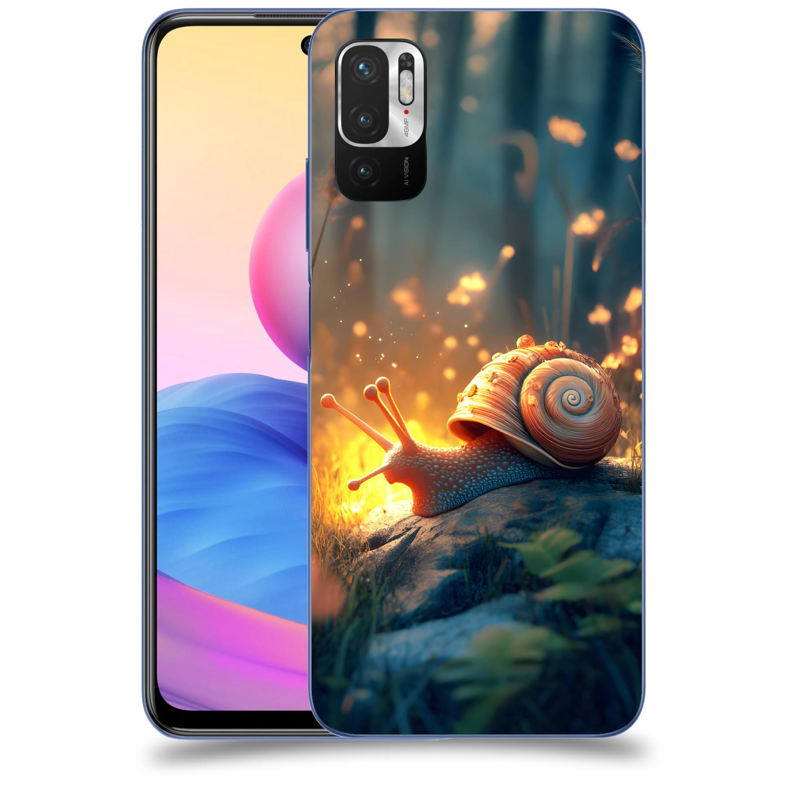 ACOVER Kryt na mobil Xiaomi Redmi Note 10 5G - Šnek