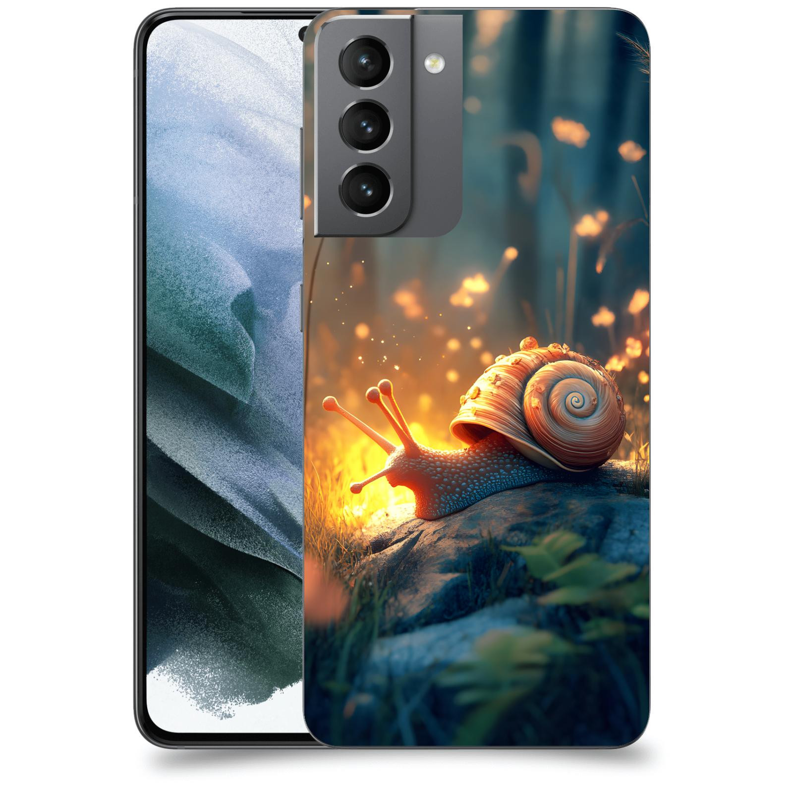 ACOVER Kryt na mobil Samsung Galaxy S21 G991B - Šnek