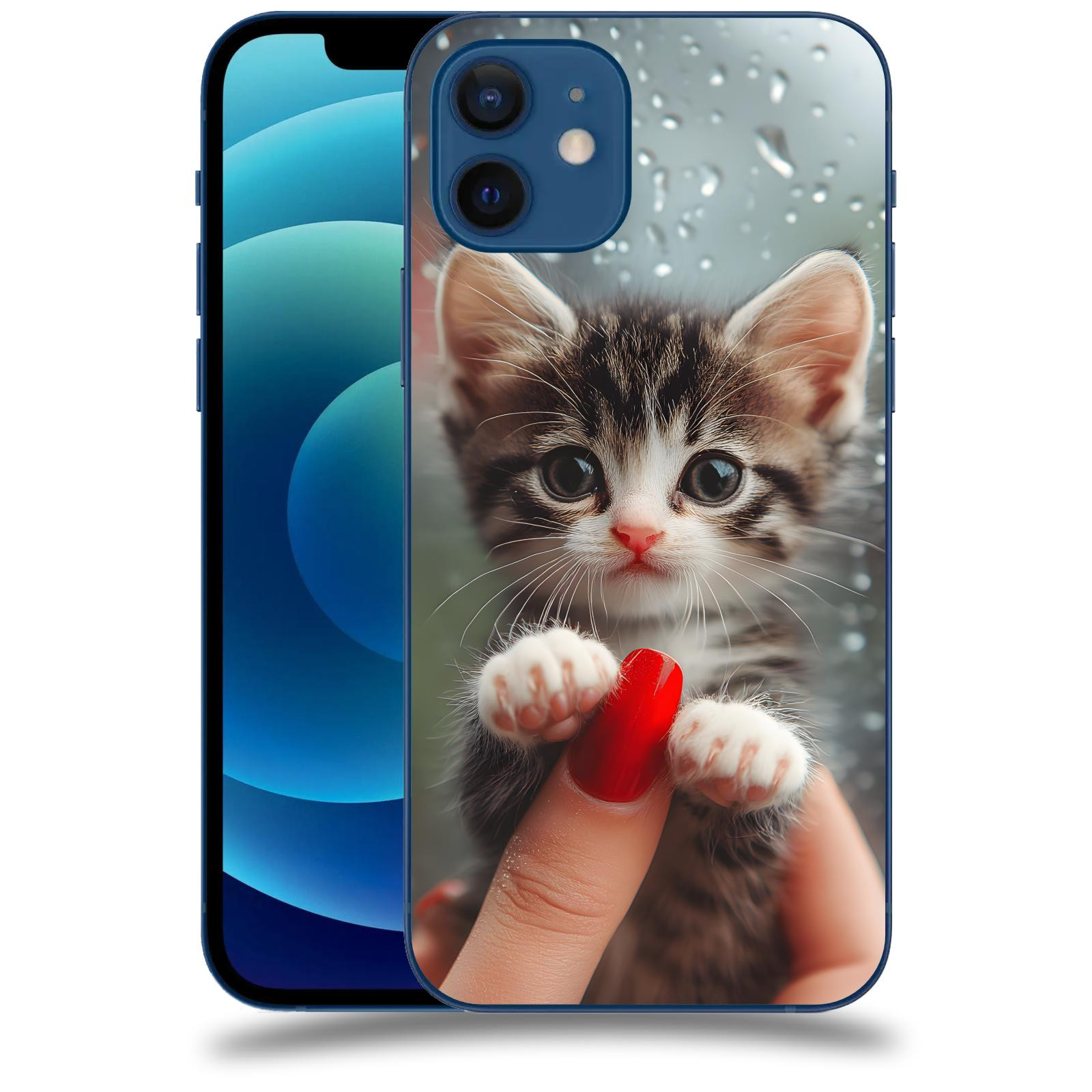 ACOVER Kryt na mobil Apple iPhone 12 - Koťátko 2