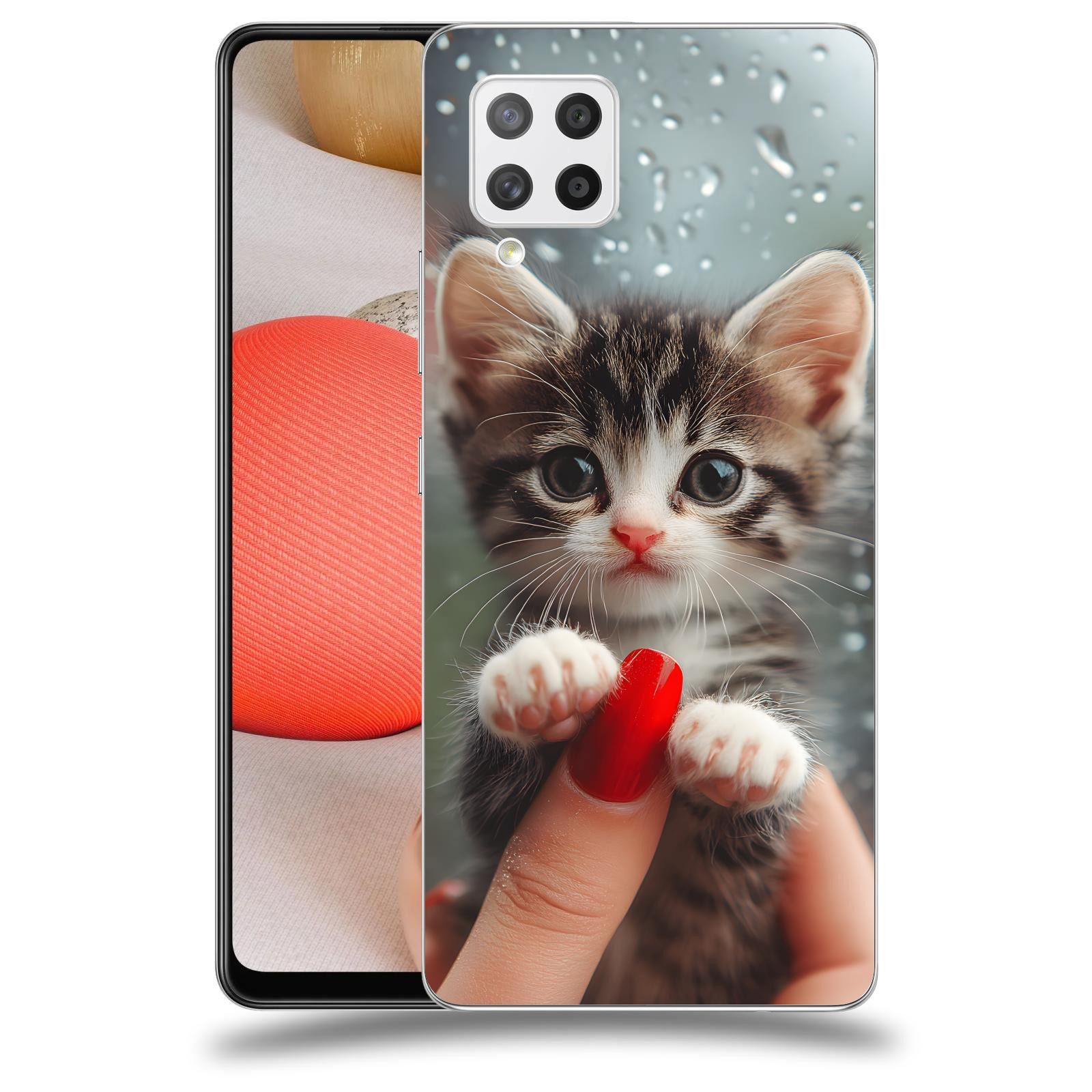 ACOVER Kryt na mobil Samsung Galaxy A42 A426B - Koťátko 2
