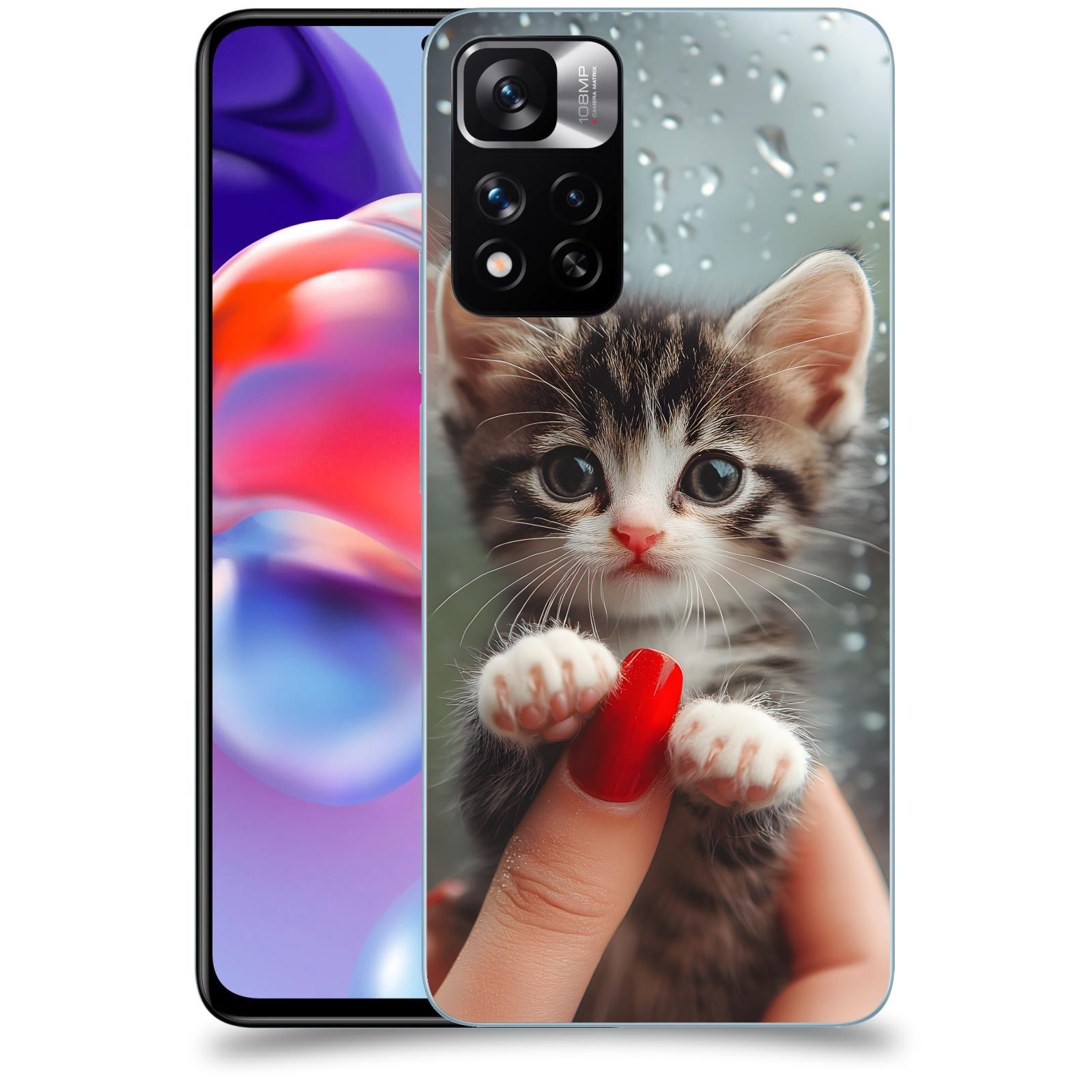 ACOVER Kryt na mobil Xiaomi Redmi Note 11 Pro+ 5G - Koťátko 2