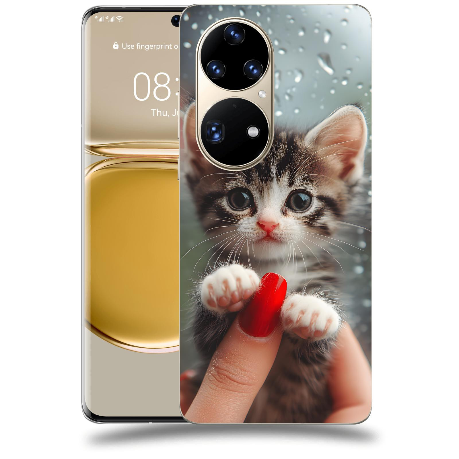 ACOVER Kryt na mobil Huawei P50 - Koťátko 2