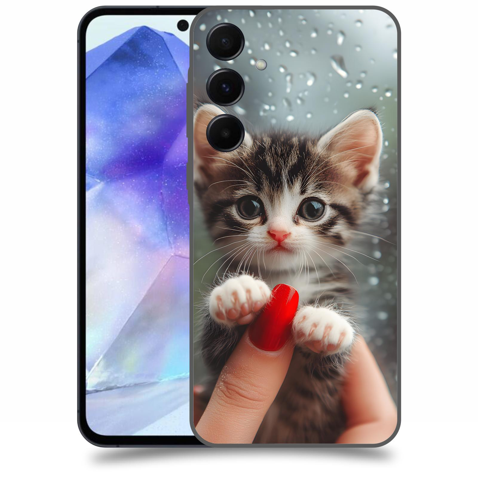 ACOVER Kryt na mobil Samsung Galaxy A55 5G - Koťátko 2