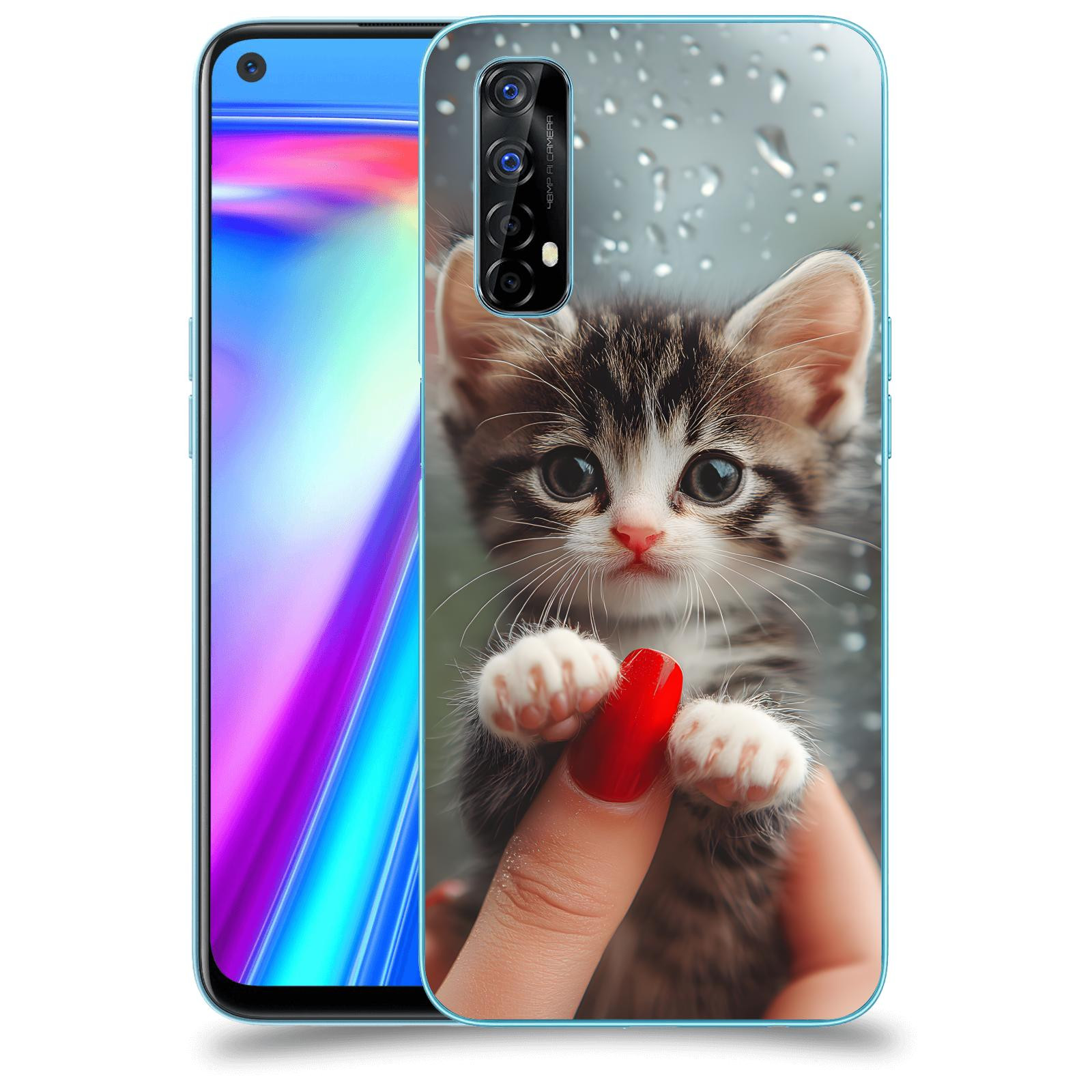 ACOVER Kryt na mobil Realme 7 - Koťátko 2