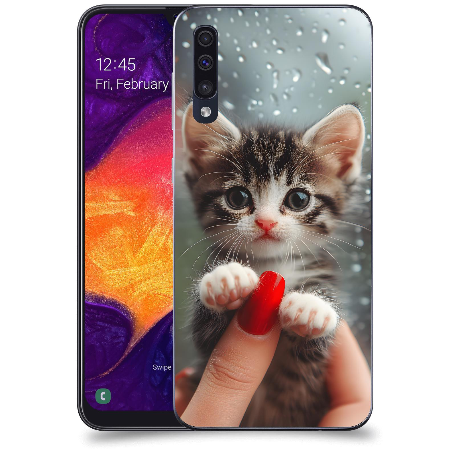 ACOVER Kryt na mobil Samsung Galaxy A50 A505F - Koťátko 2
