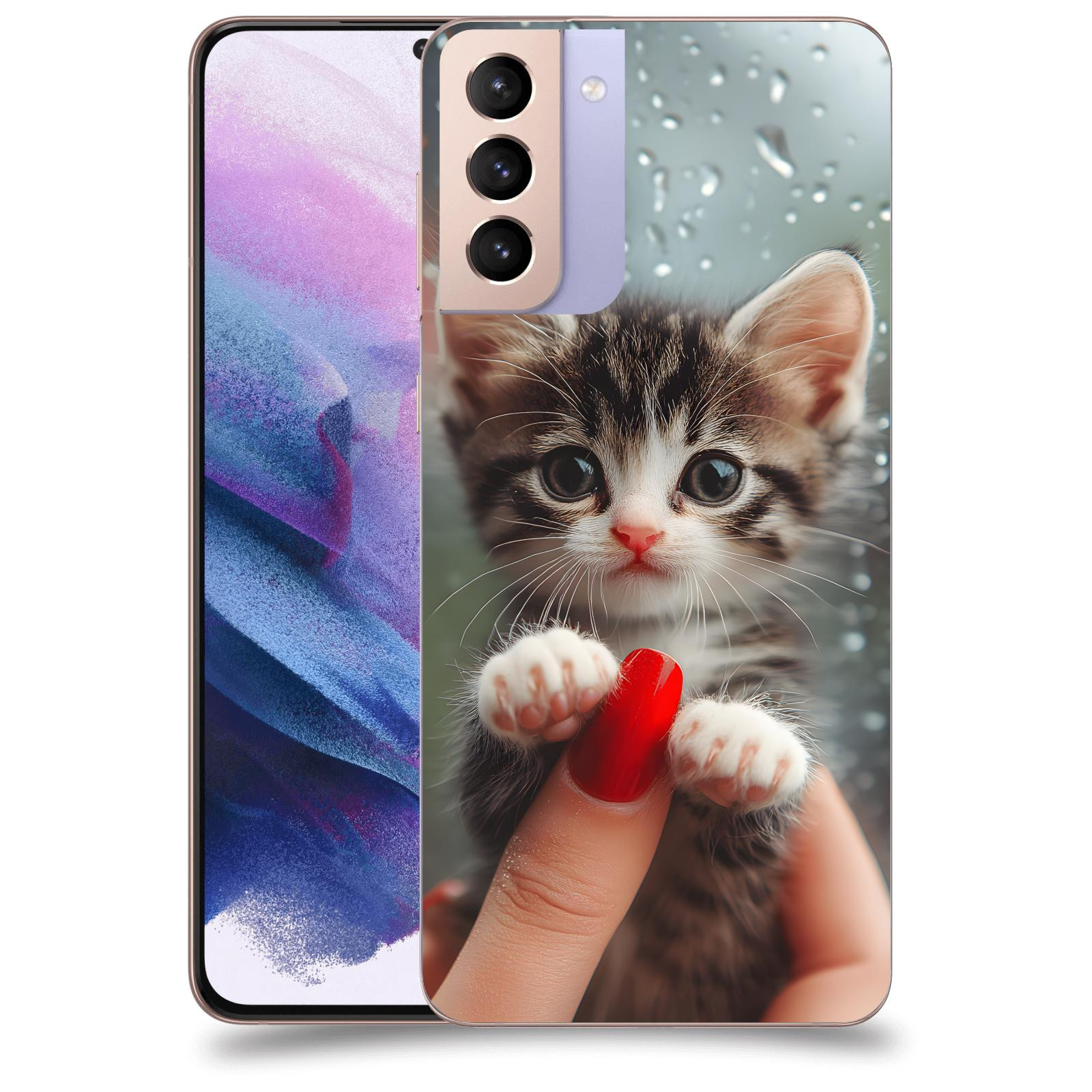 ACOVER Kryt na mobil Samsung Galaxy S21+ G996F - Koťátko 2