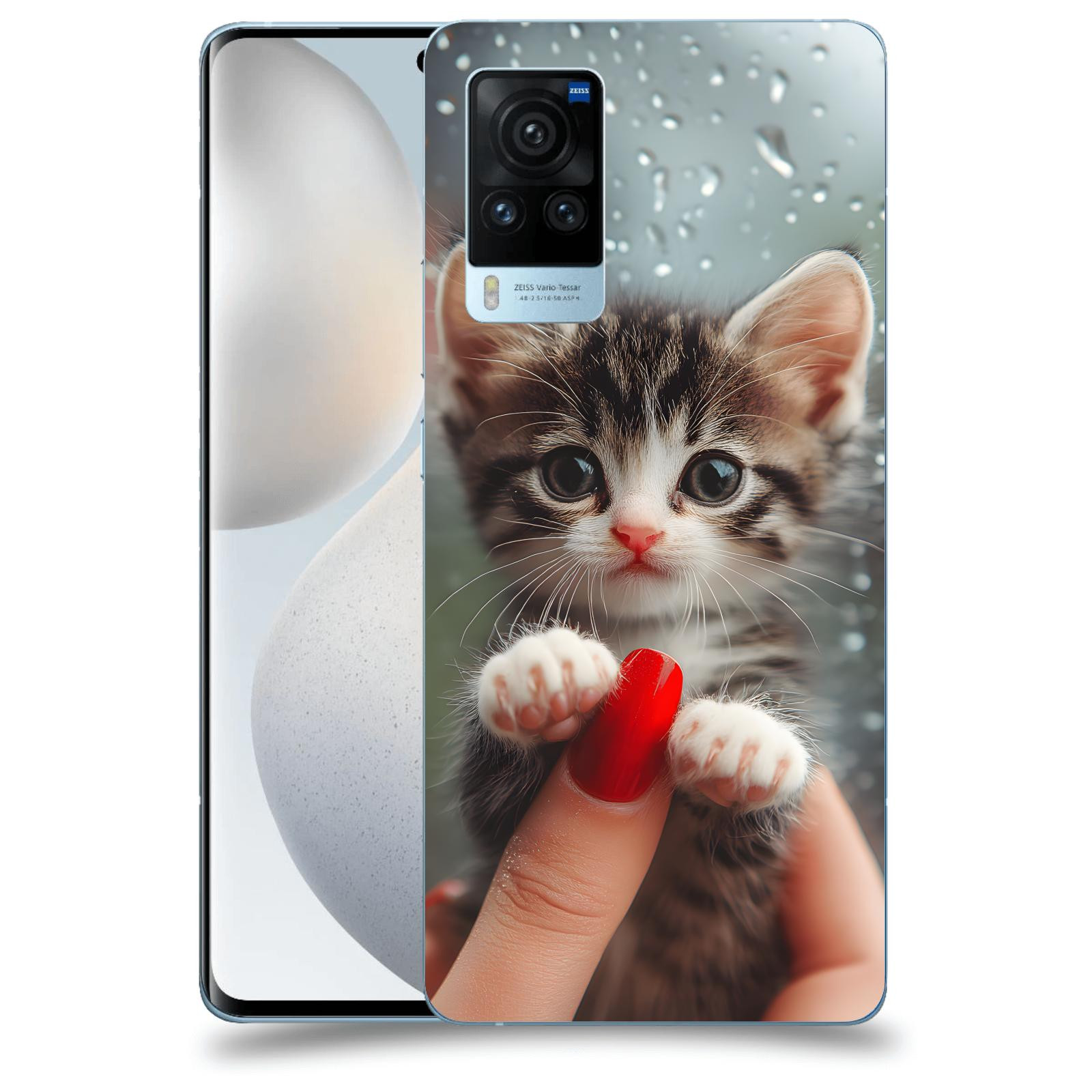 ACOVER Kryt na mobil Vivo X60 Pro 5G - Koťátko 2