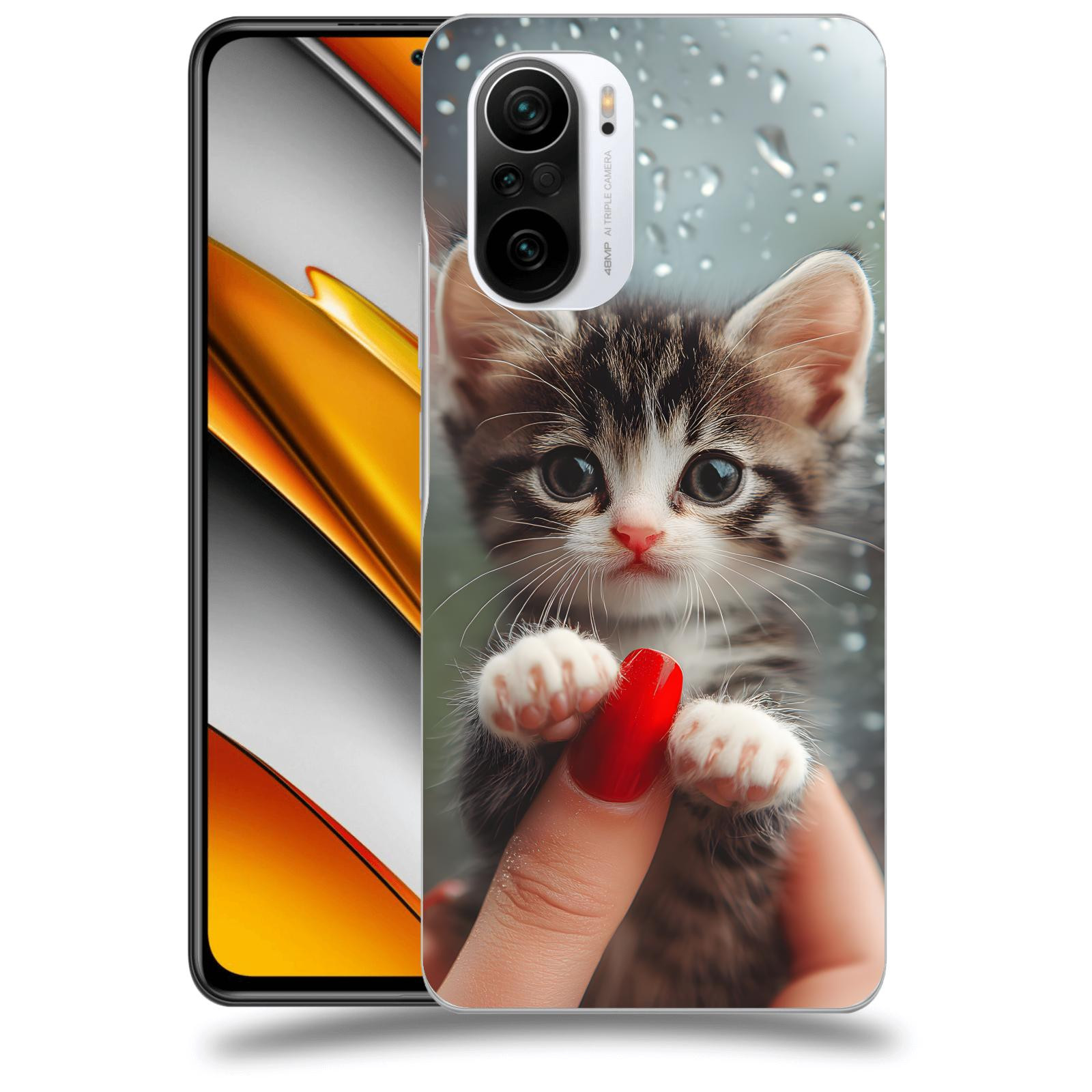 ACOVER Kryt na mobil Xiaomi Poco F3 - Koťátko 2