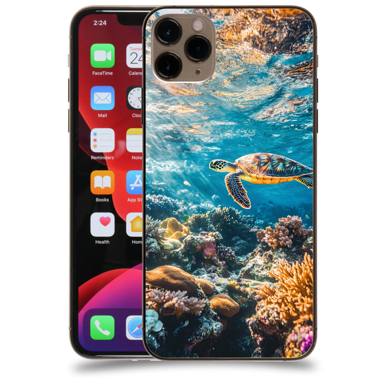 ACOVER Kryt na mobil Apple iPhone 11 Pro Max - Želva