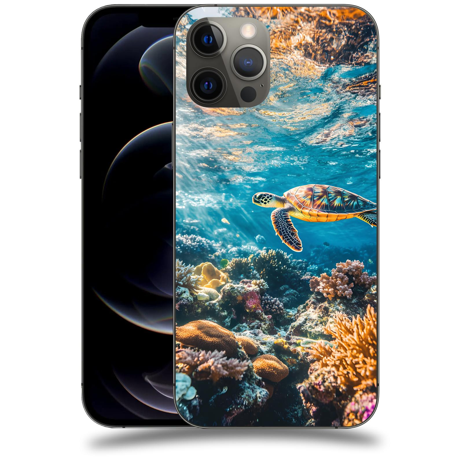 ACOVER Kryt na mobil Apple iPhone 12 Pro Max - Želva