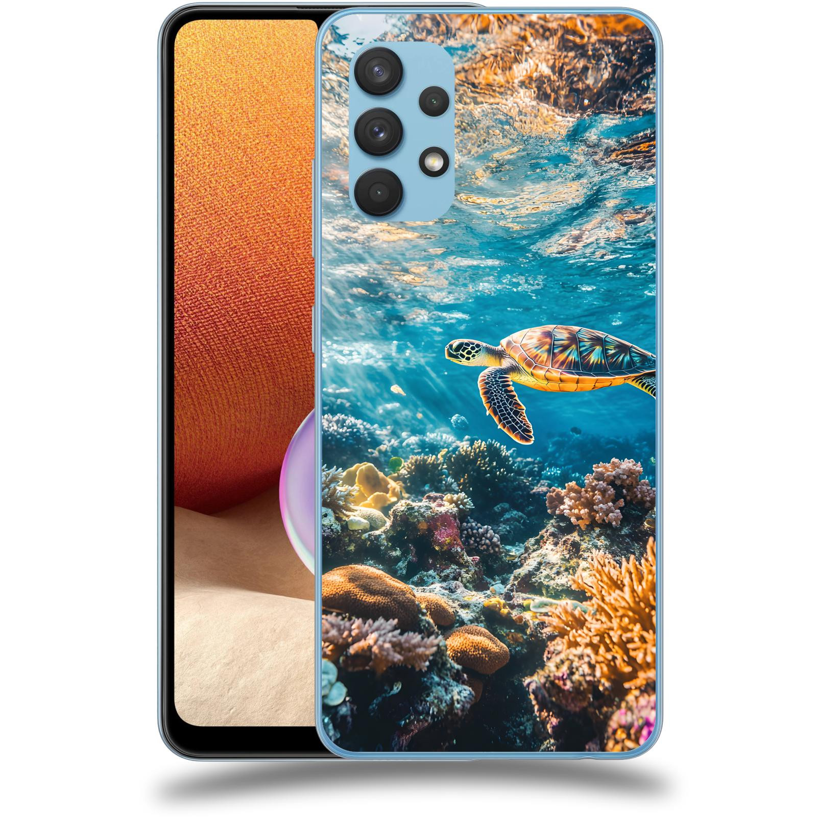 ACOVER Kryt na mobil Samsung Galaxy A32 4G SM-A325F - Želva