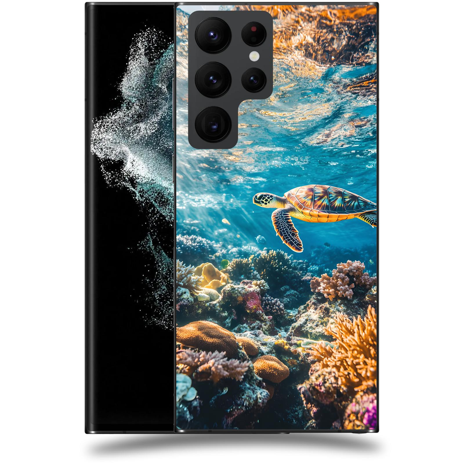 ACOVER Kryt na mobil Samsung Galaxy S22 Ultra 5G - Želva
