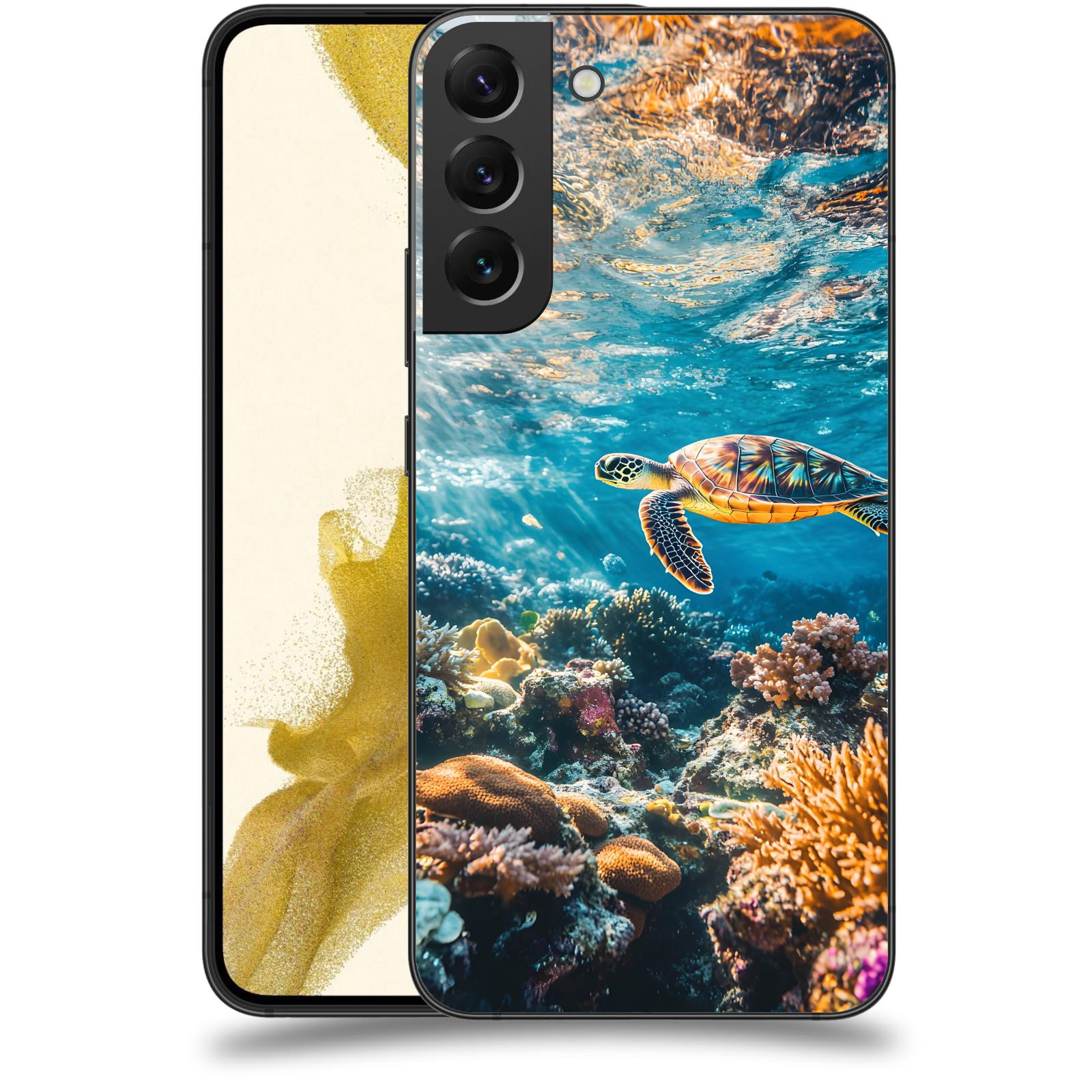 ACOVER Kryt na mobil Samsung Galaxy S22+ 5G - Želva
